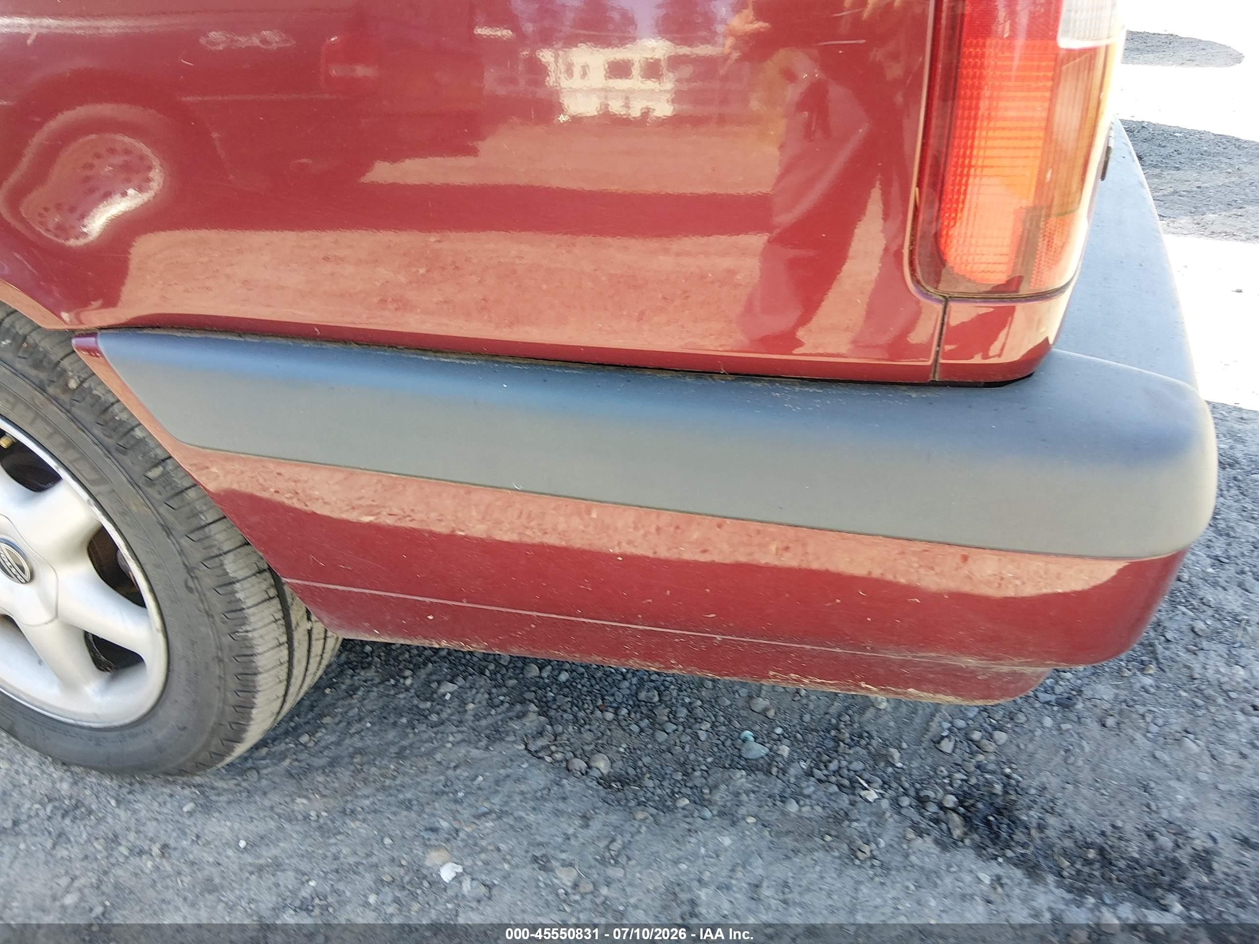 1997 Volvo 850 Gt Red vin: YV1LW554XV2337575