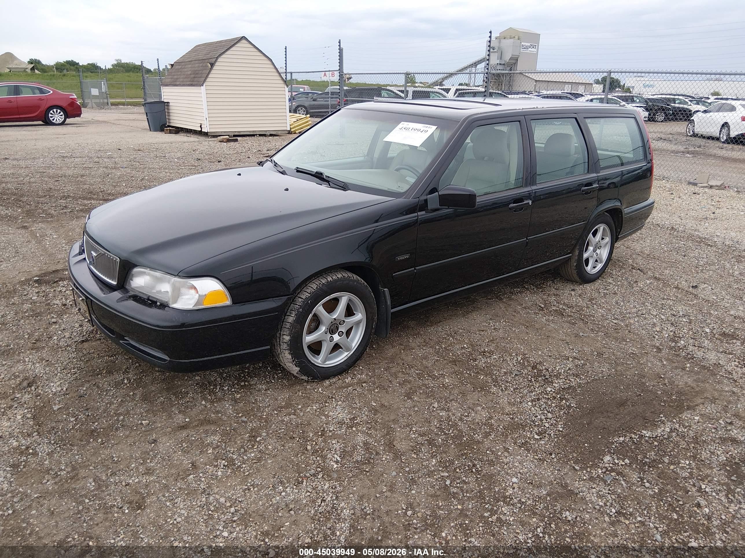 1998 Volvo V70 Glt Black vin: YV1LW5674W2516186