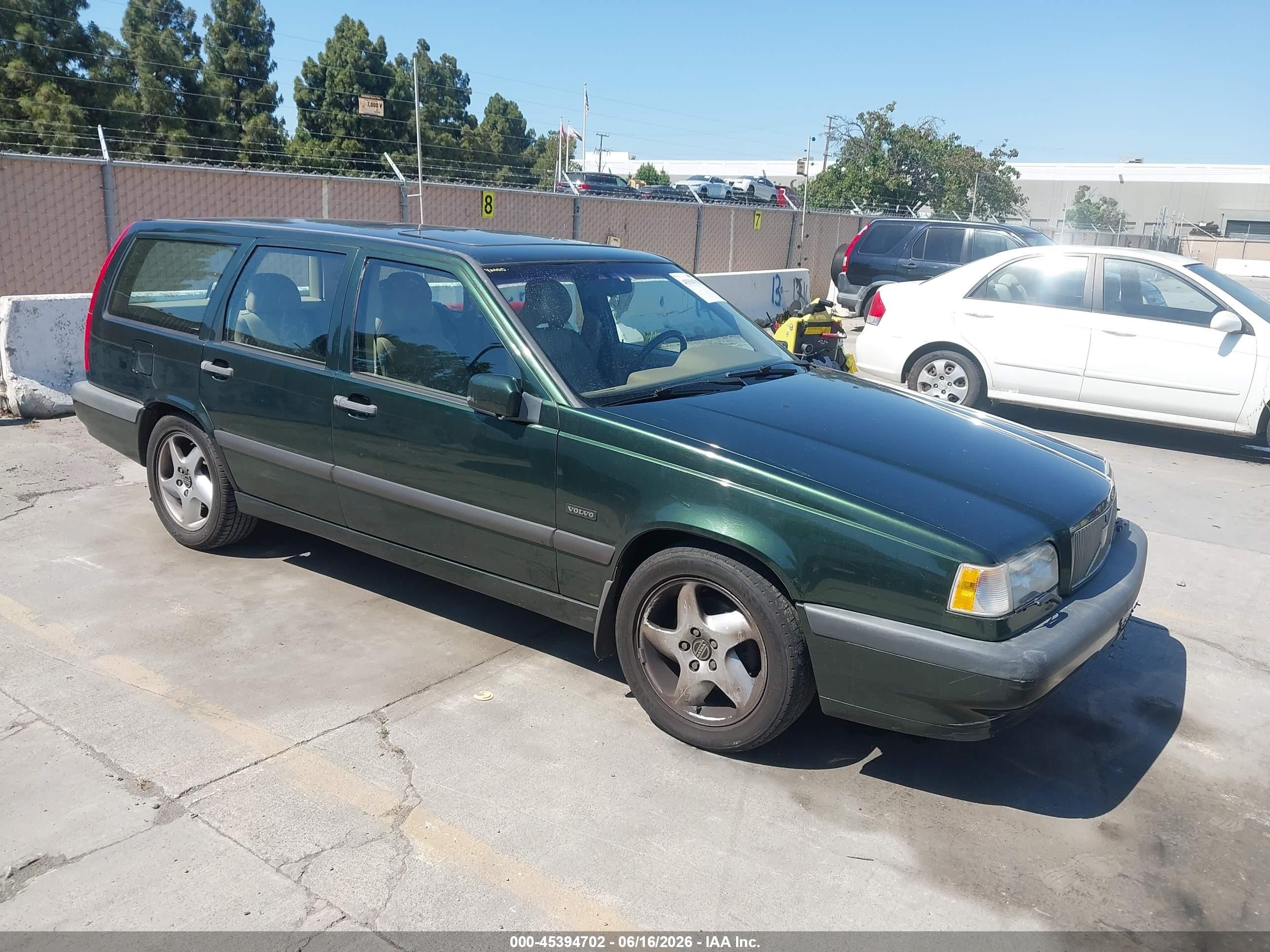 1996 Volvo 850   Green vin: YV1LW5724T2226884