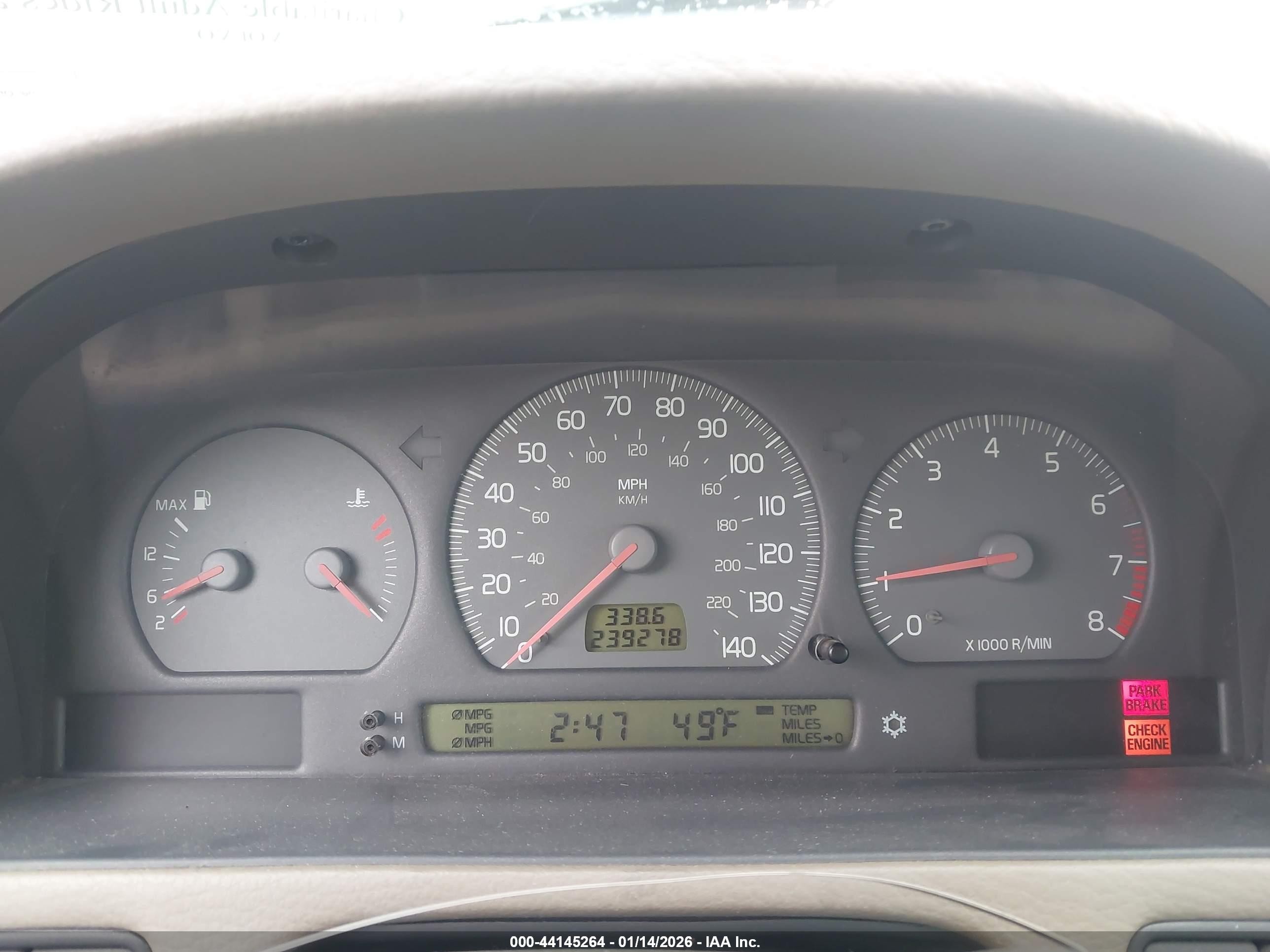 1999 Volvo V70 Xc Green vin: YV1LZ56D6X2622153