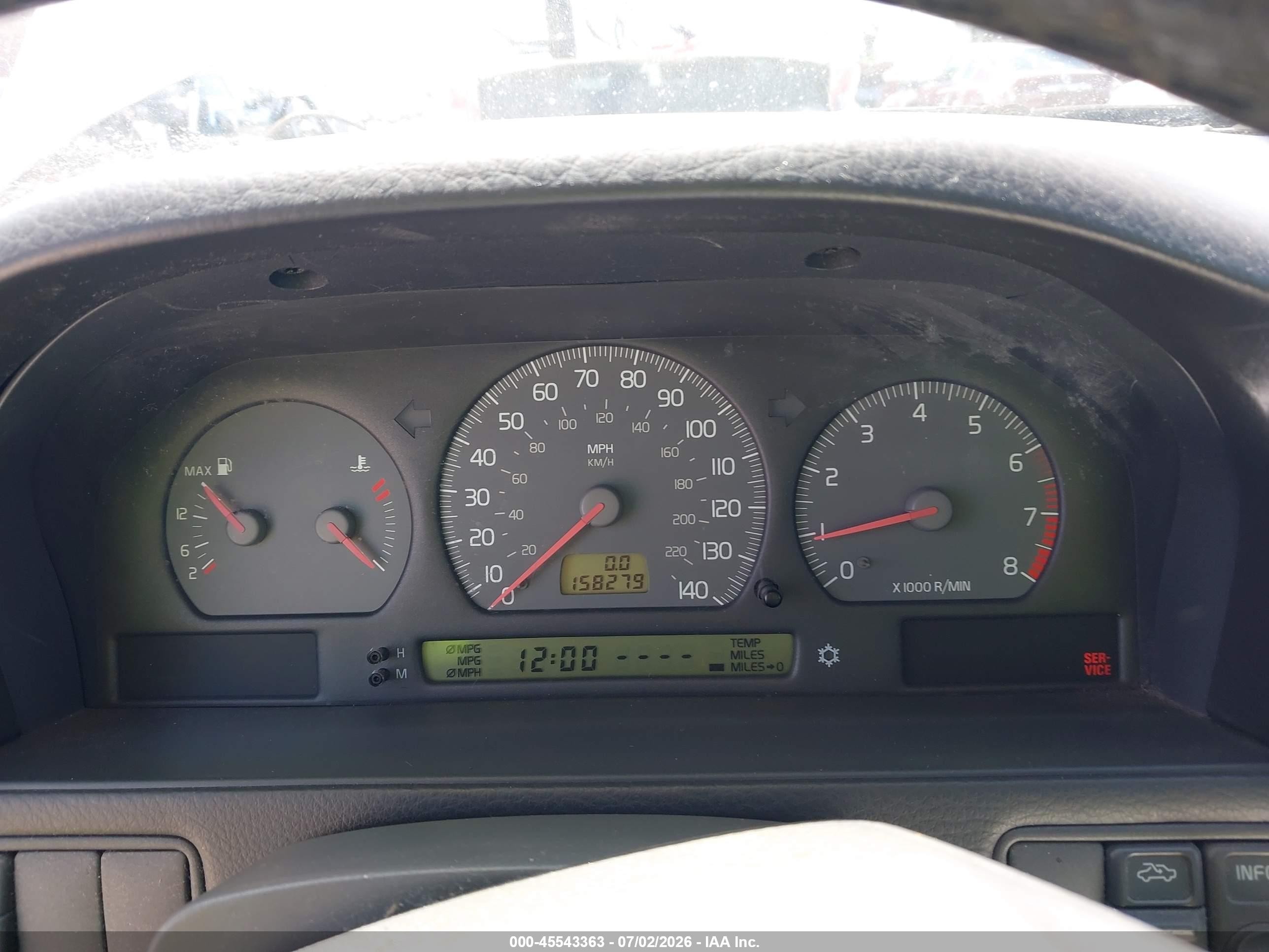 2000 Volvo V70 Xc/xc Se Silver vin: YV1LZ56D6Y2666350
