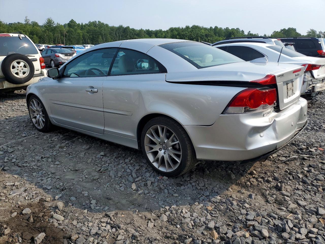2008 Volvo C70 T5 Silver vin: YV1MC67208J044423