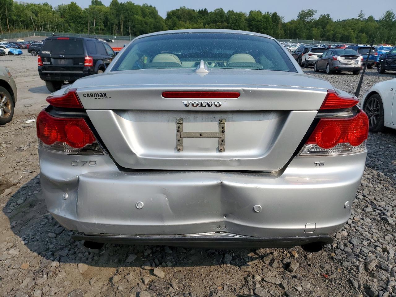 2008 Volvo C70 T5 Silver vin: YV1MC67208J044423