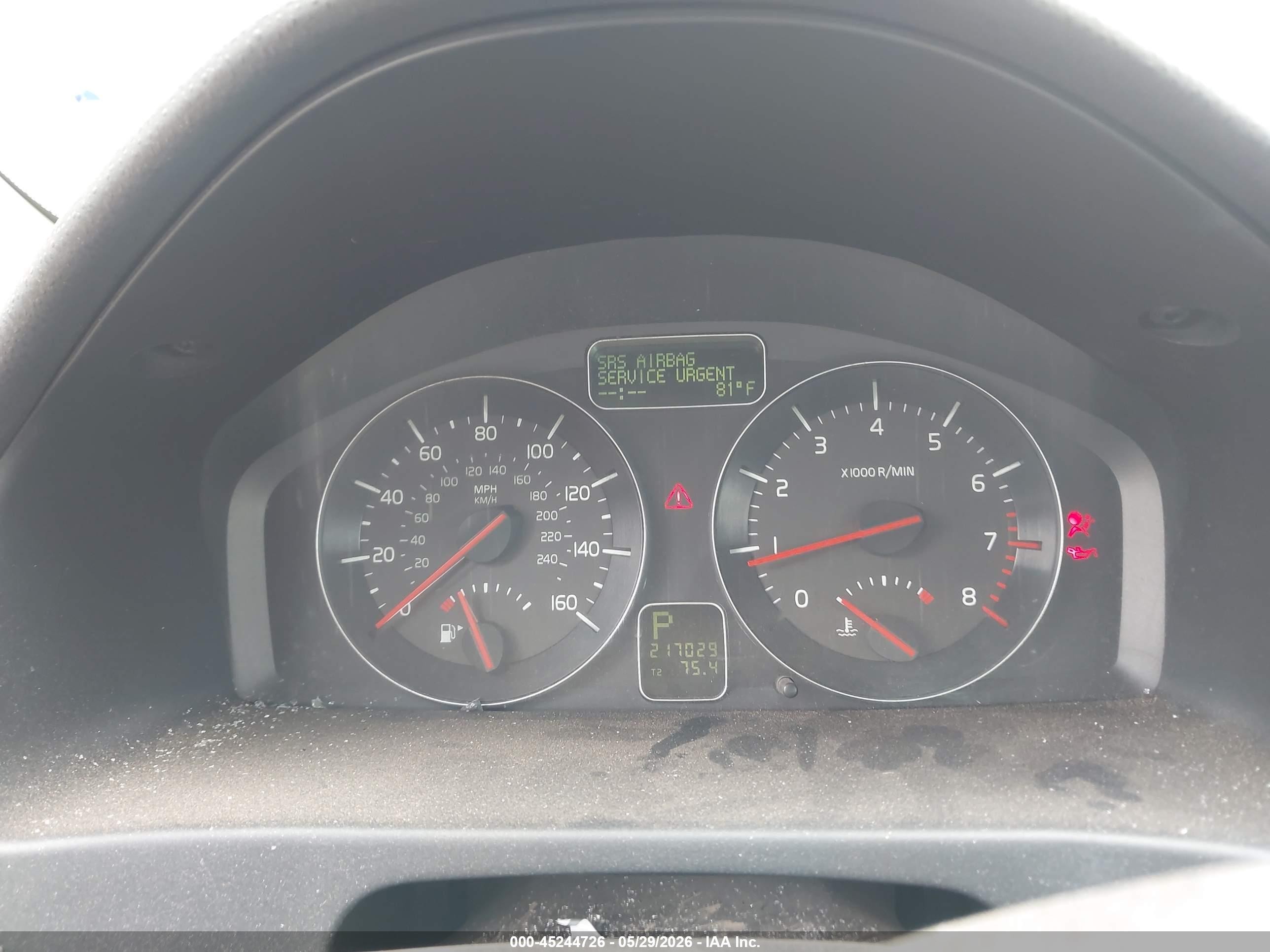 2008 Volvo C70 T5 Silver vin: YV1MC67208J052957