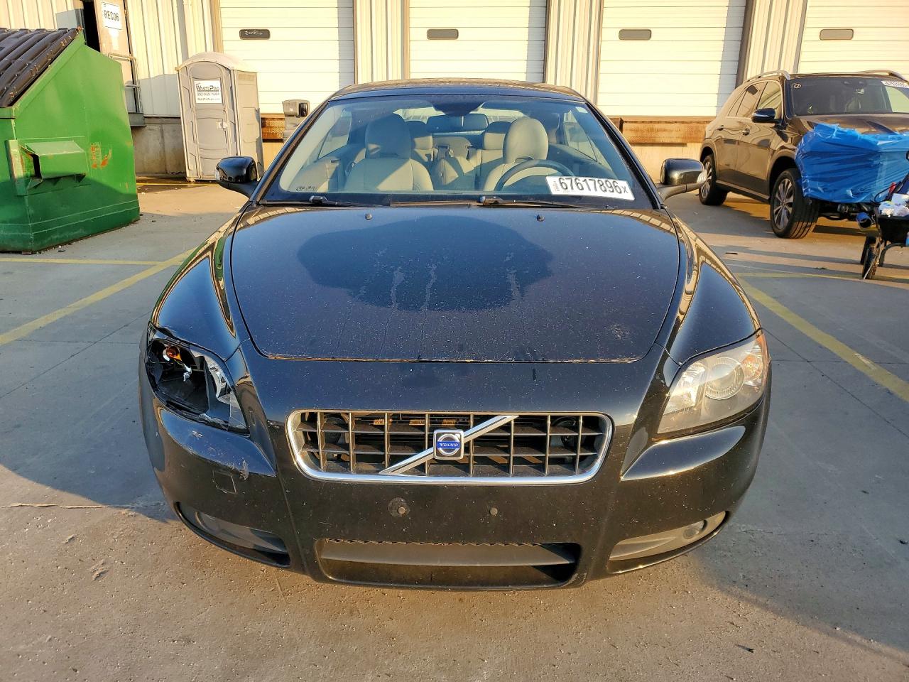 2008 Volvo C70 T5 Black vin: YV1MC67208J056555