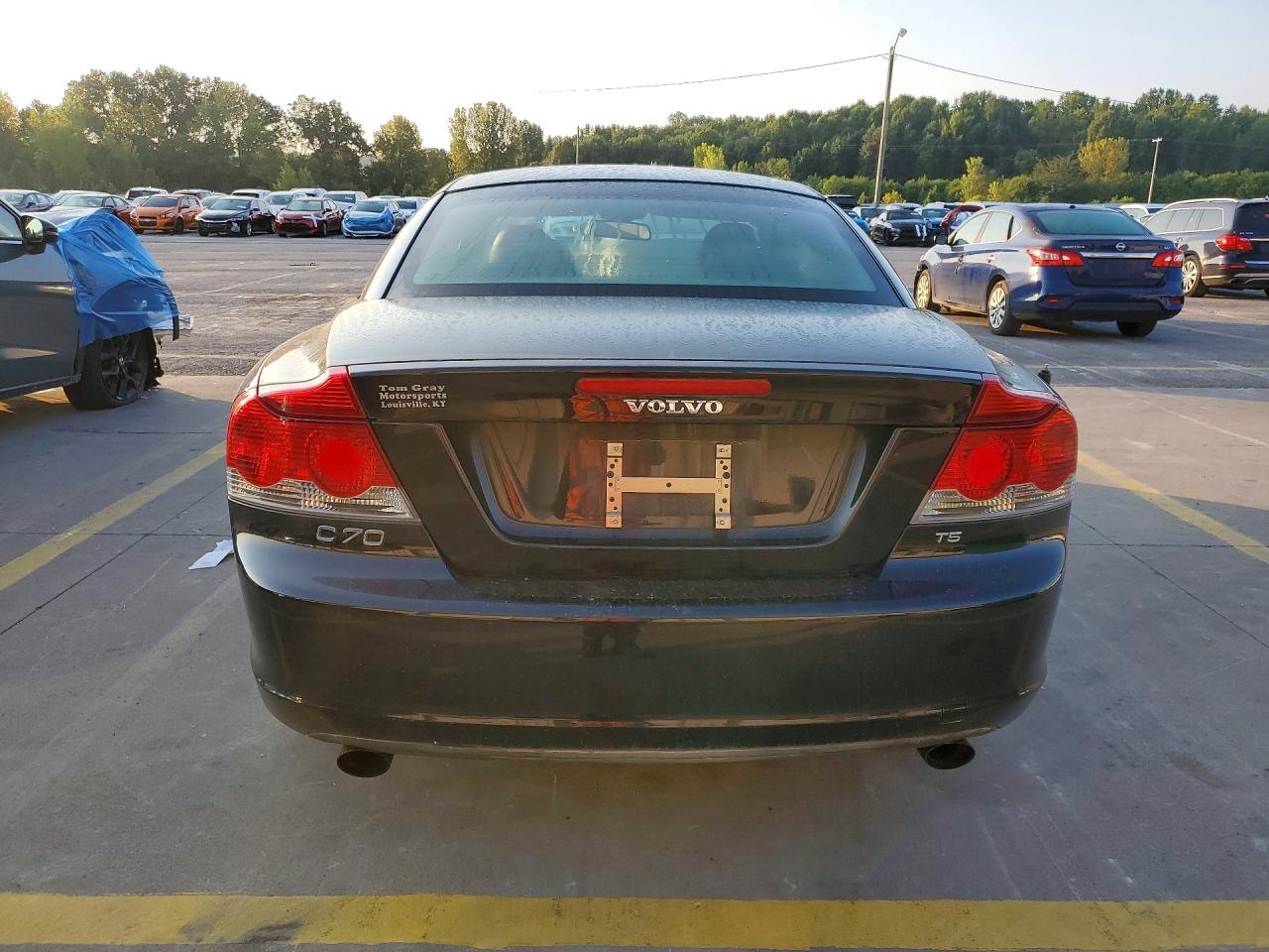2008 Volvo C70 T5 Black vin: YV1MC67208J056555