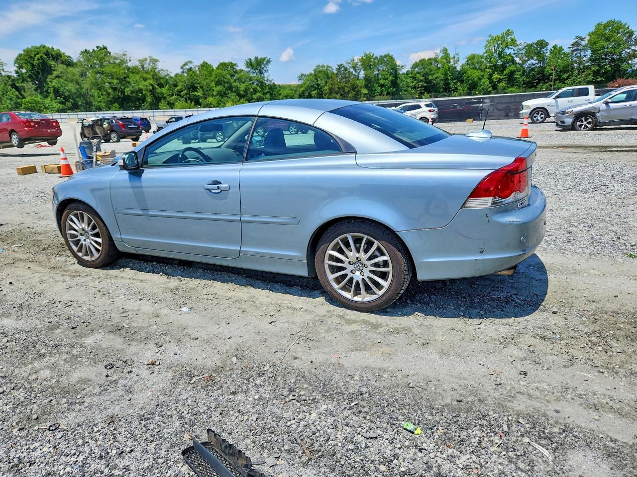 2008 Volvo C70 T5 Blue vin: YV1MC67218J046679