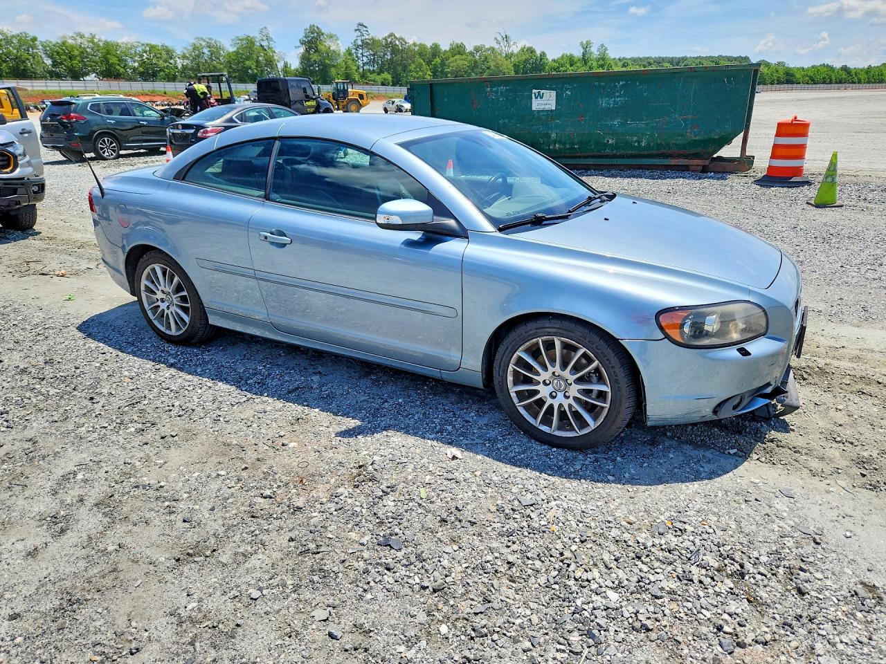 2008 Volvo C70 T5 Blue vin: YV1MC67218J046679