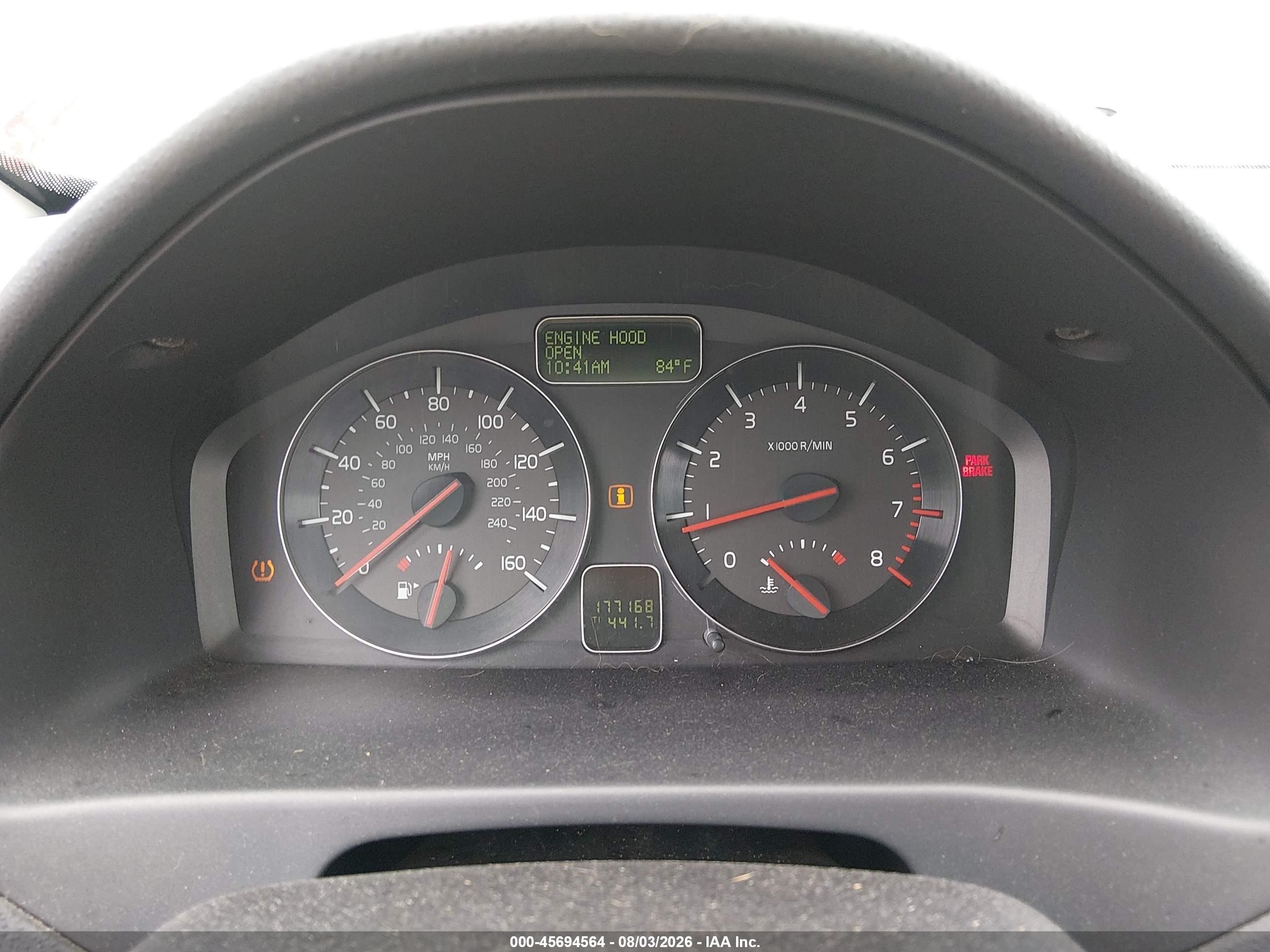 2008 Volvo C70 T5 M Black vin: YV1MC67218J054913