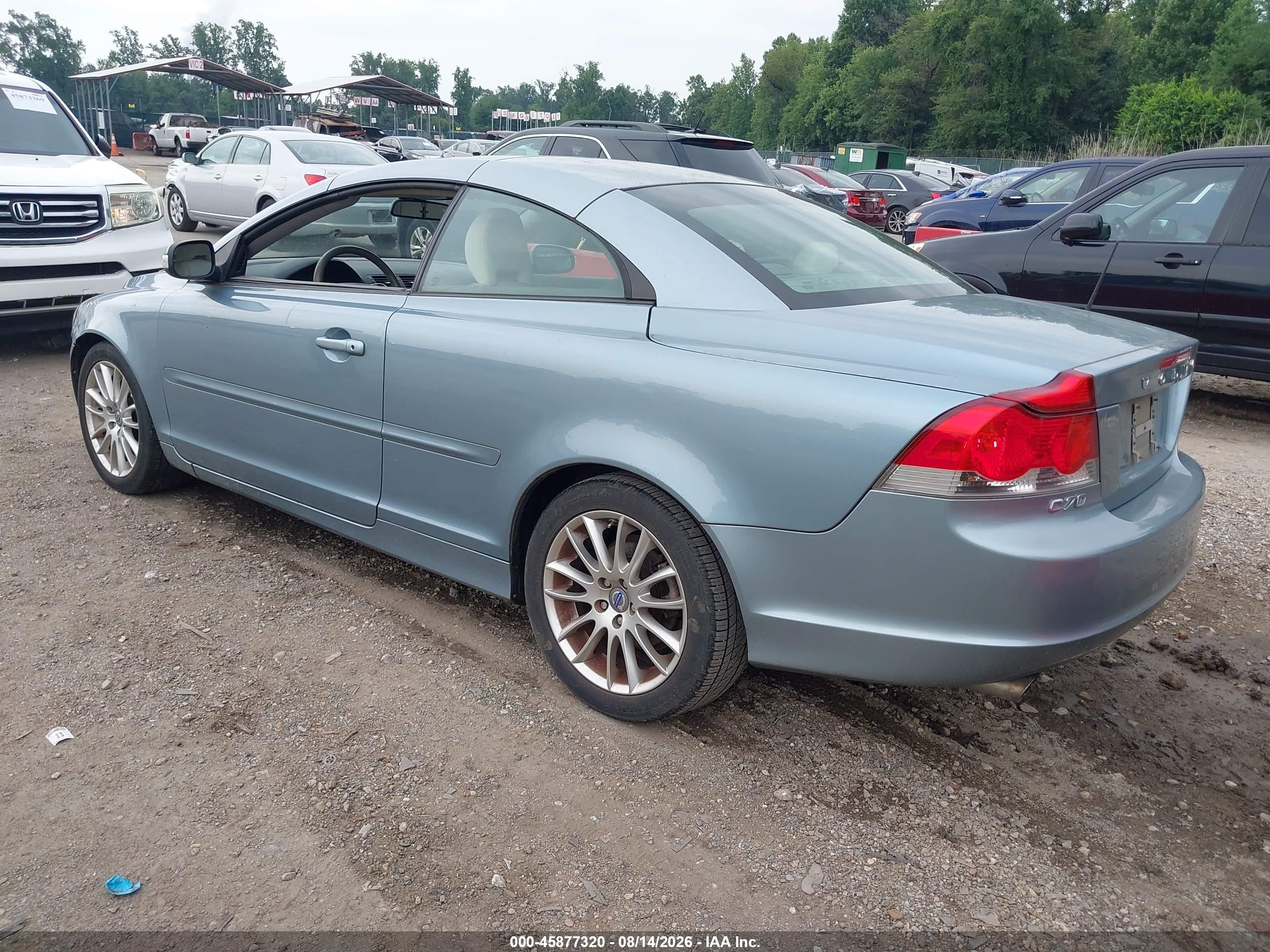 2009 Volvo C70 T5 Blue vin: YV1MC67219J072913