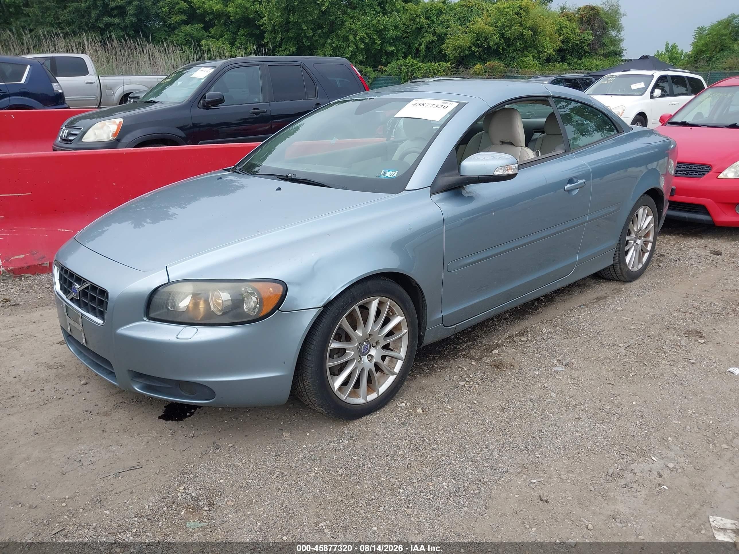 2009 Volvo C70 T5 Blue vin: YV1MC67219J072913