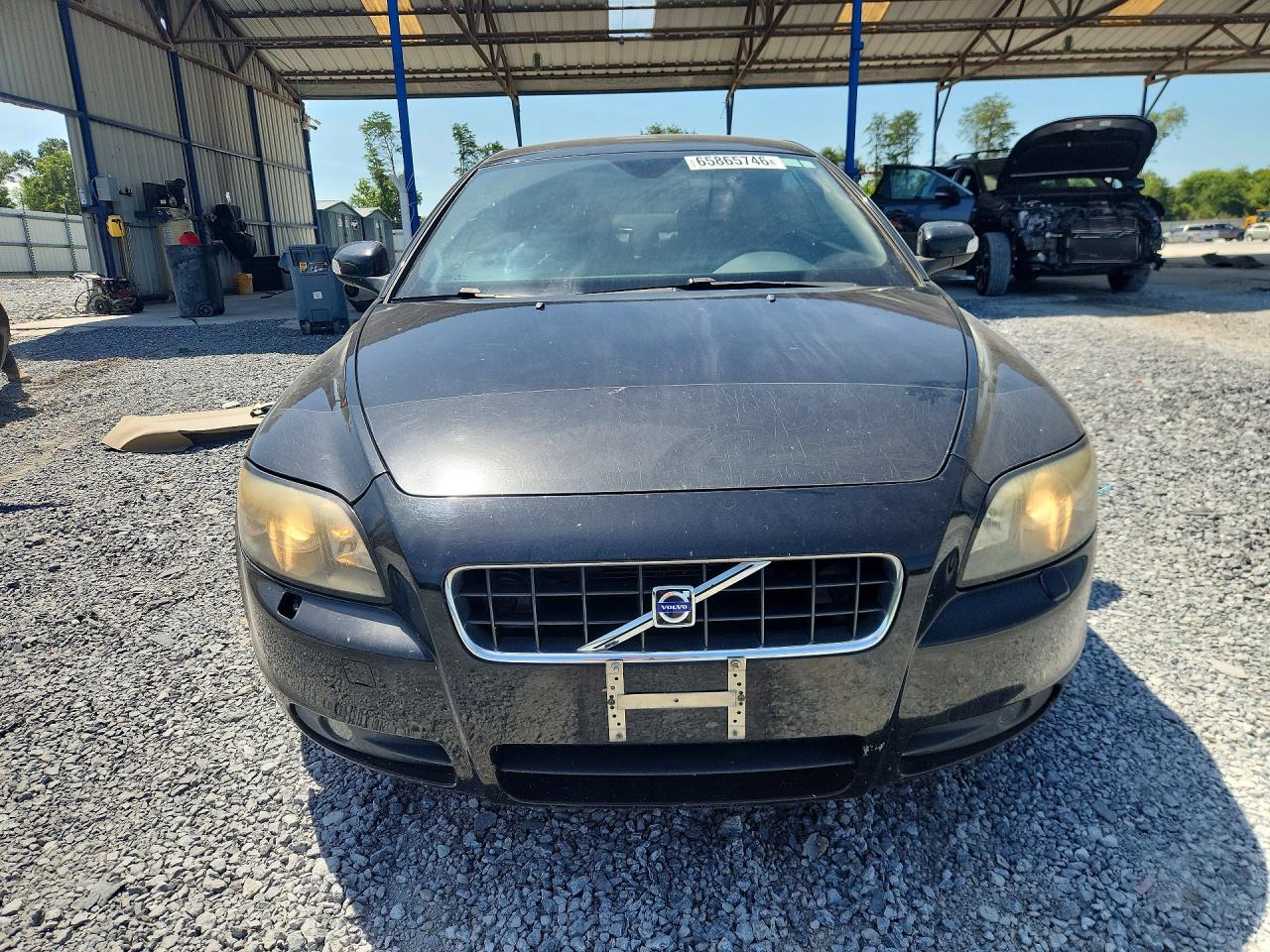 2008 Volvo C70 T5 Black vin: YV1MC67238J047316