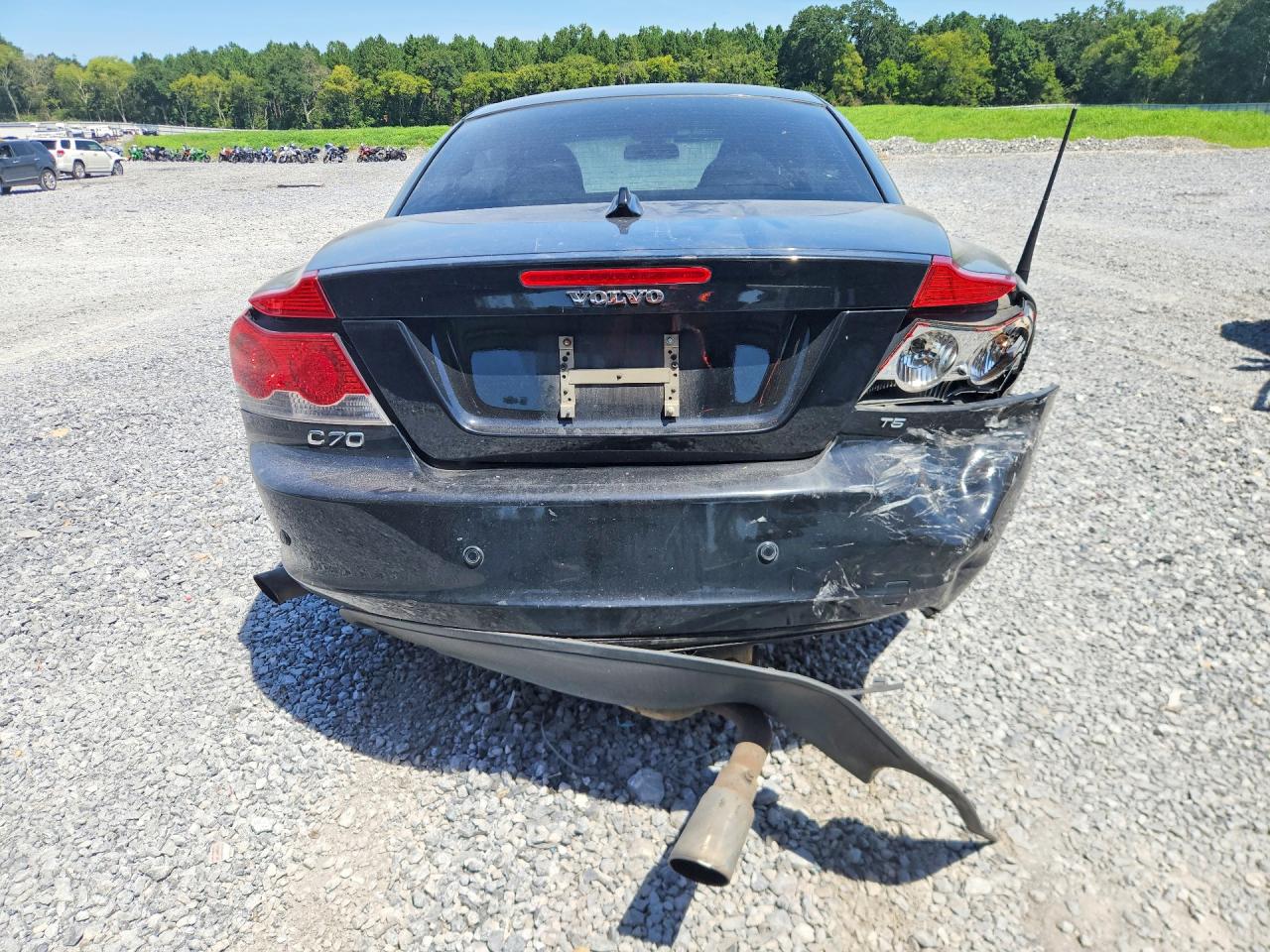 2008 Volvo C70 T5 Black vin: YV1MC67238J047316