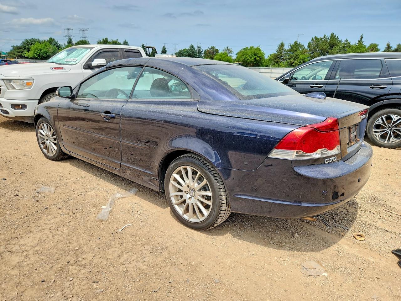 2008 Volvo C70 T5 Blue vin: YV1MC67238J049390