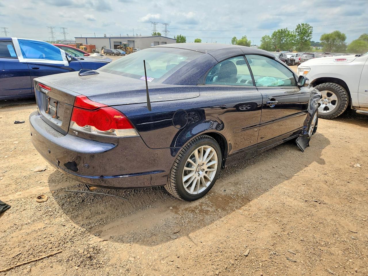 2008 Volvo C70 T5 Blue vin: YV1MC67238J049390