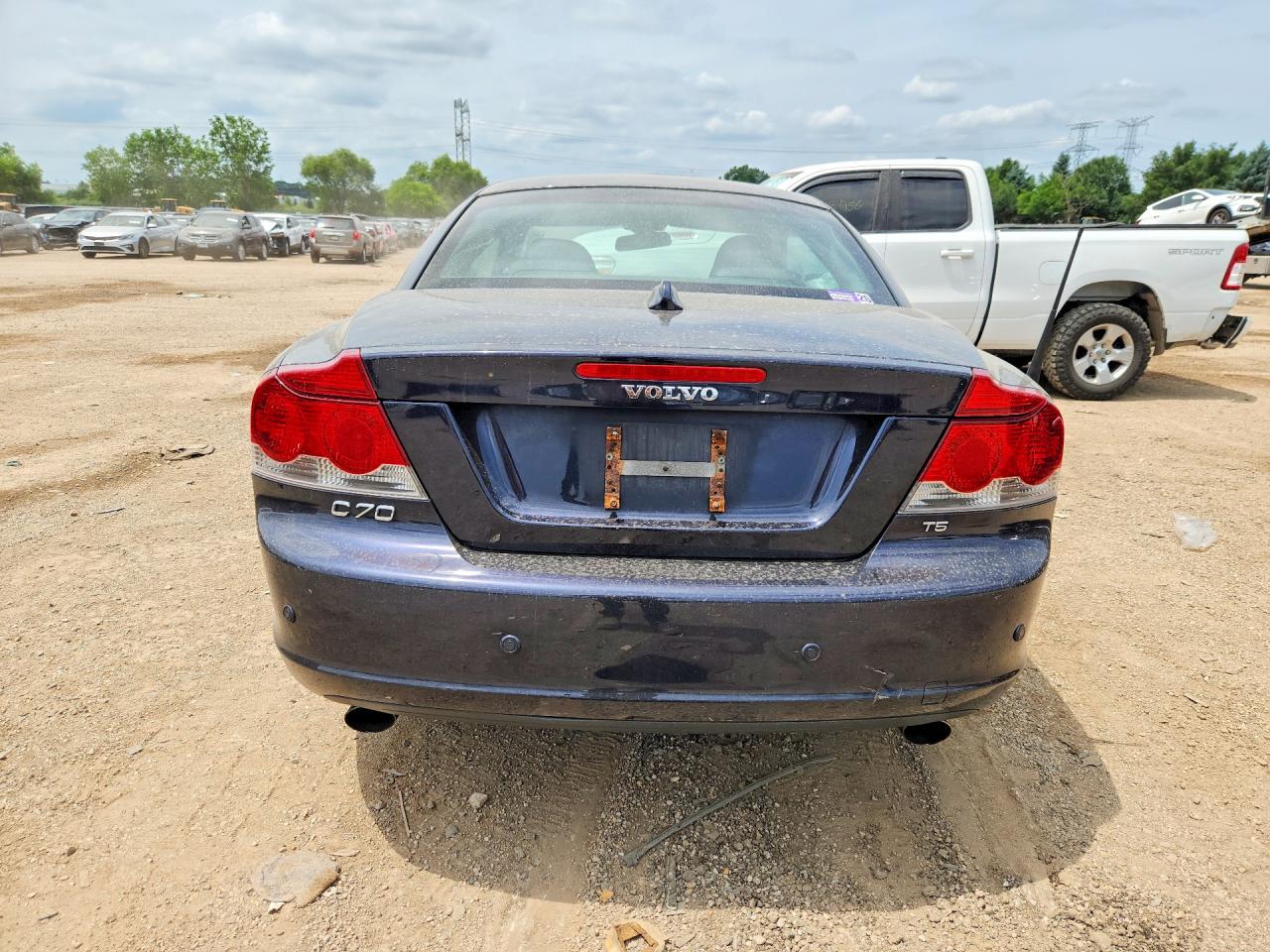 2008 Volvo C70 T5 Blue vin: YV1MC67238J049390