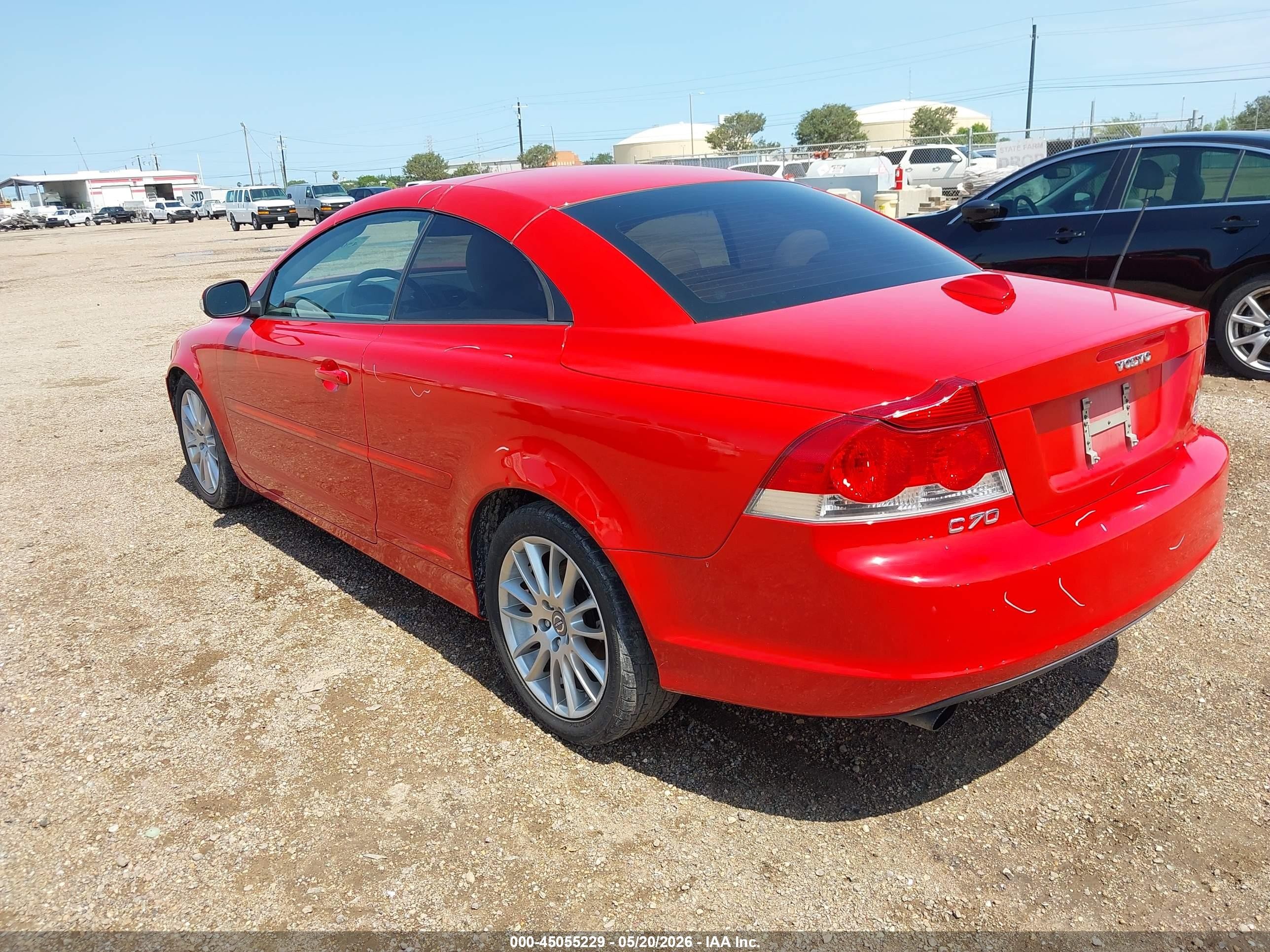 2008 Volvo C70 T5 Красный vin: YV1MC67238J050281