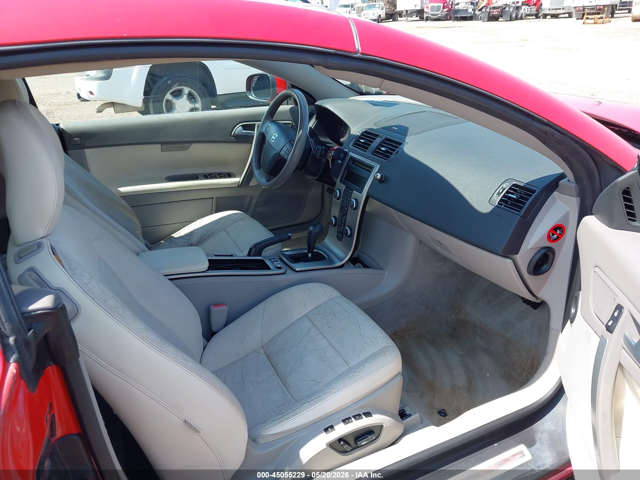 2008 Volvo C70 T5 Красный vin: YV1MC67238J050281