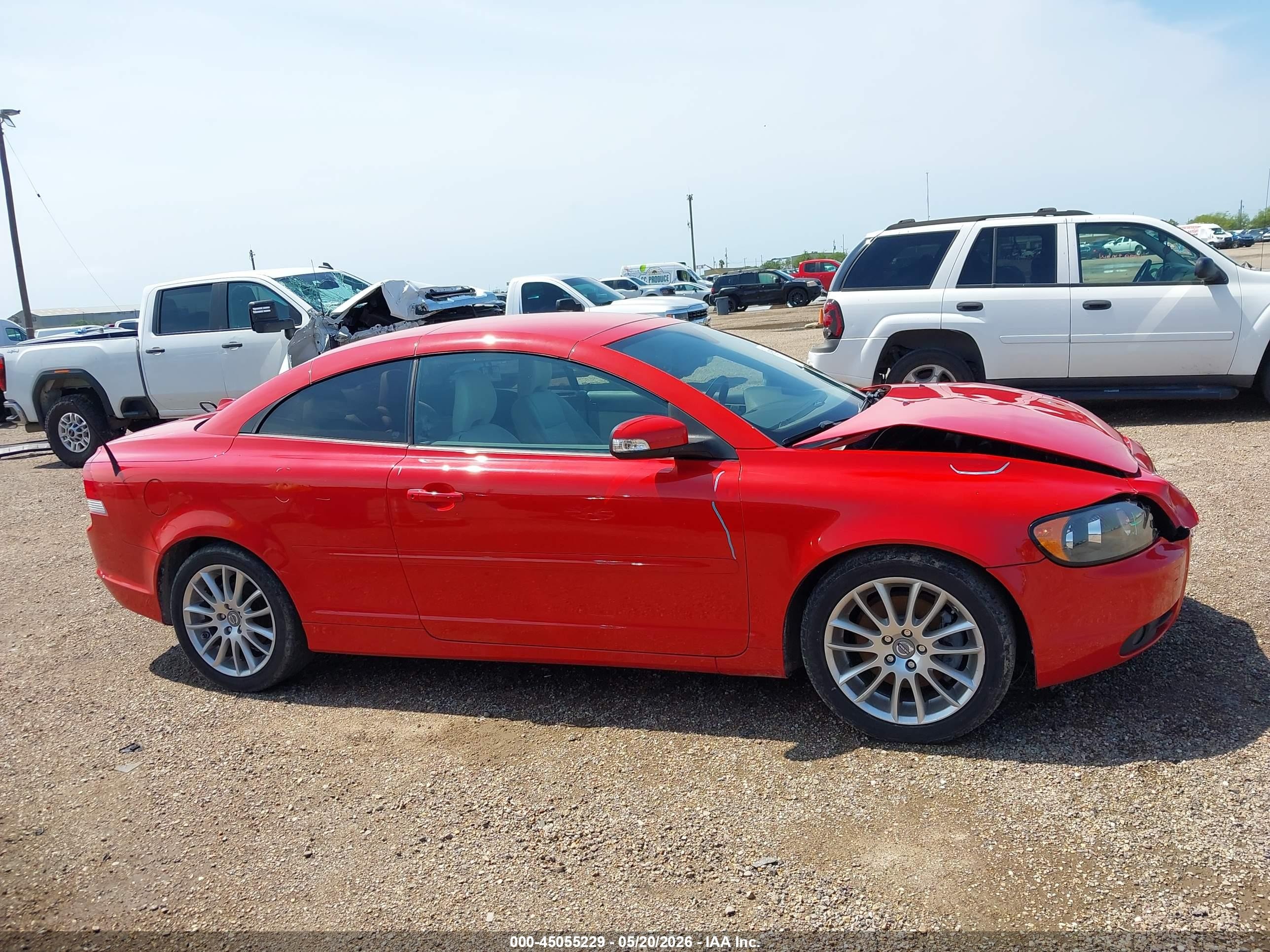 2008 Volvo C70 T5 Красный vin: YV1MC67238J050281