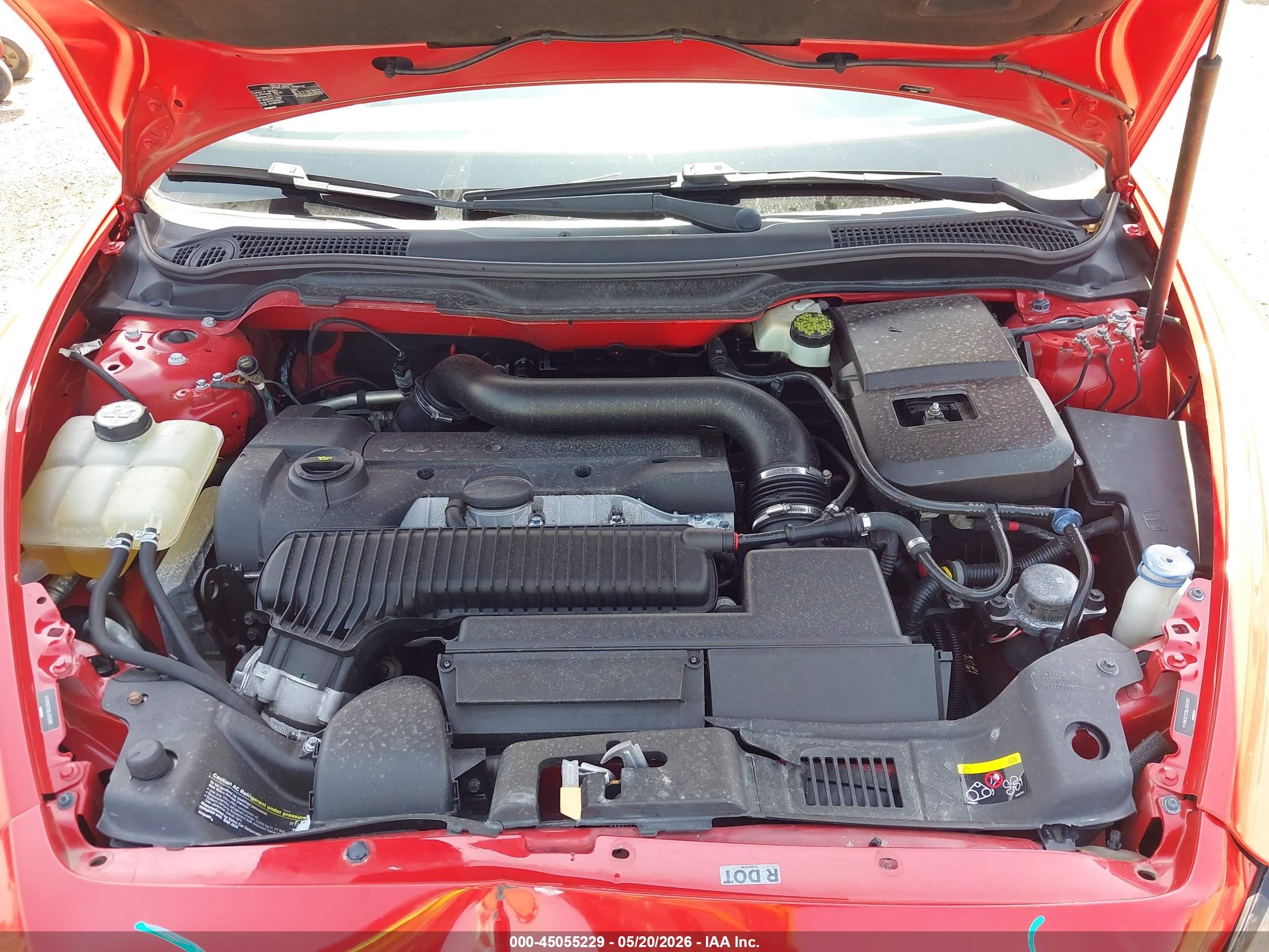 2008 Volvo C70 T5 Красный vin: YV1MC67238J050281