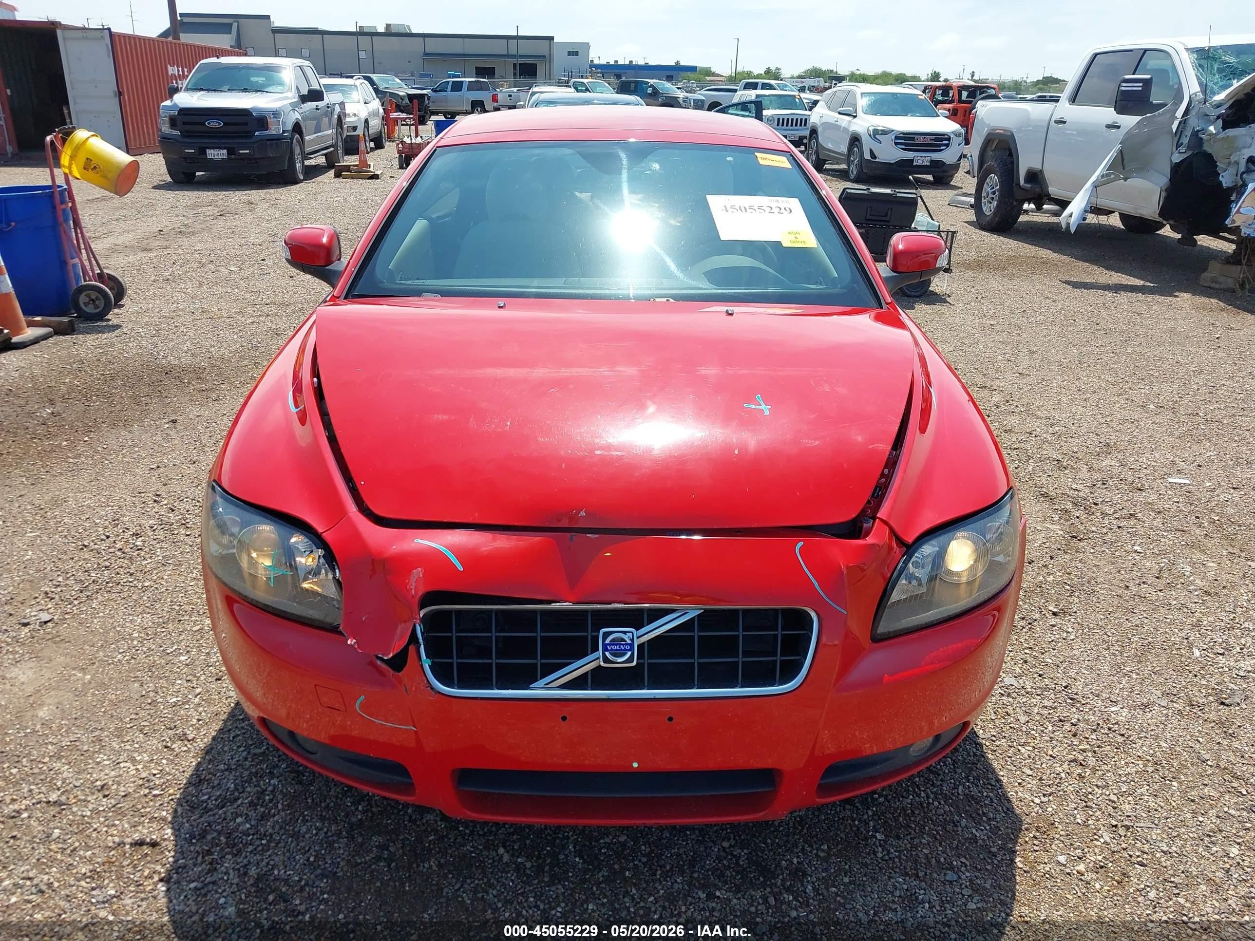 2008 Volvo C70 T5 Красный vin: YV1MC67238J050281