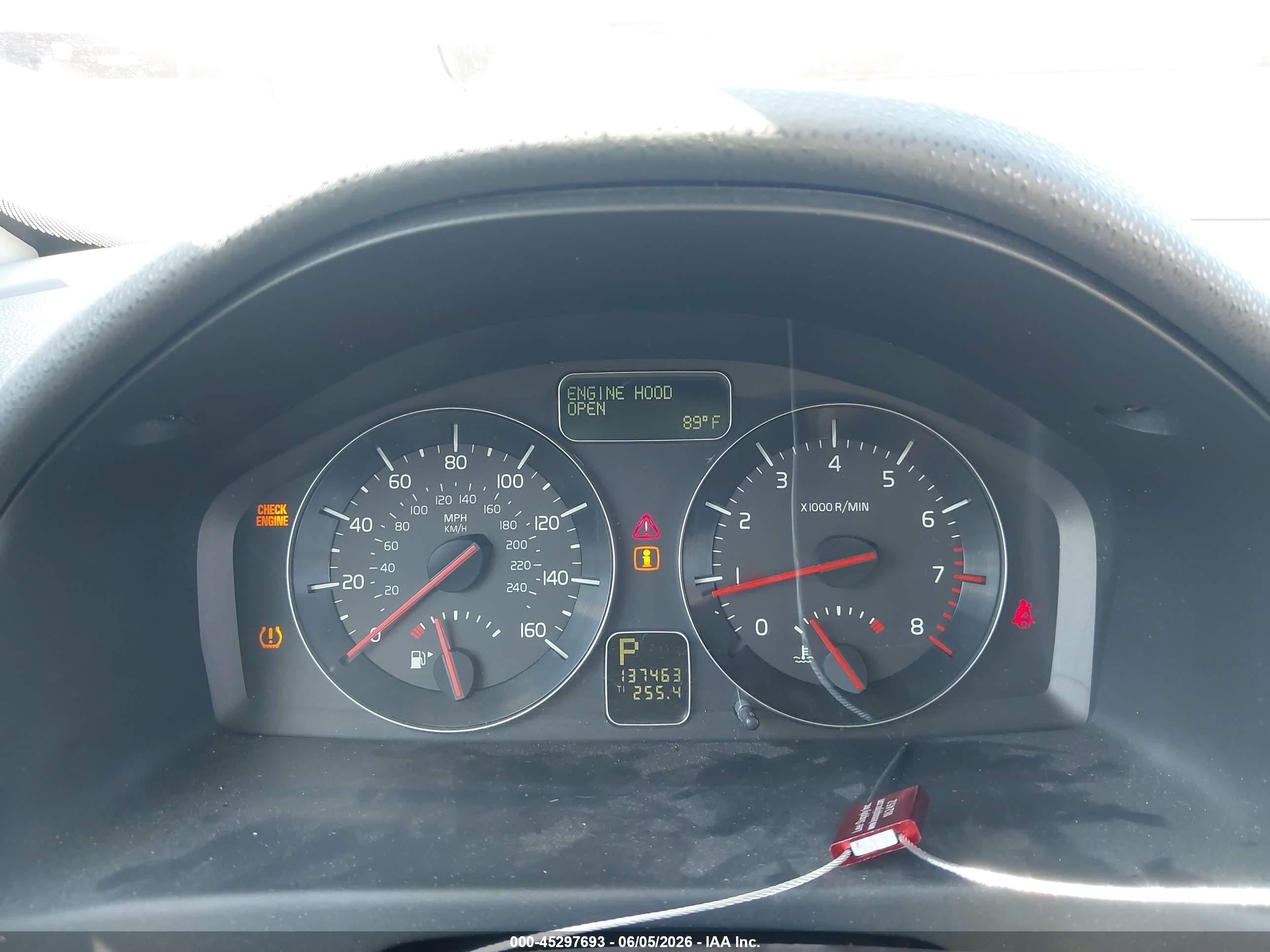2008 Volvo C70 T5 Black vin: YV1MC67238J051933
