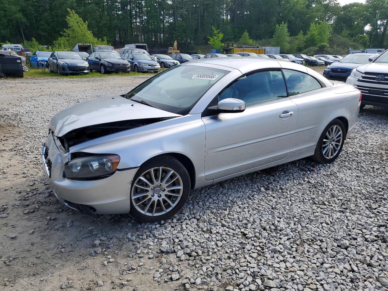 2008 Volvo C70 T5 Silver vin: YV1MC67238J056002