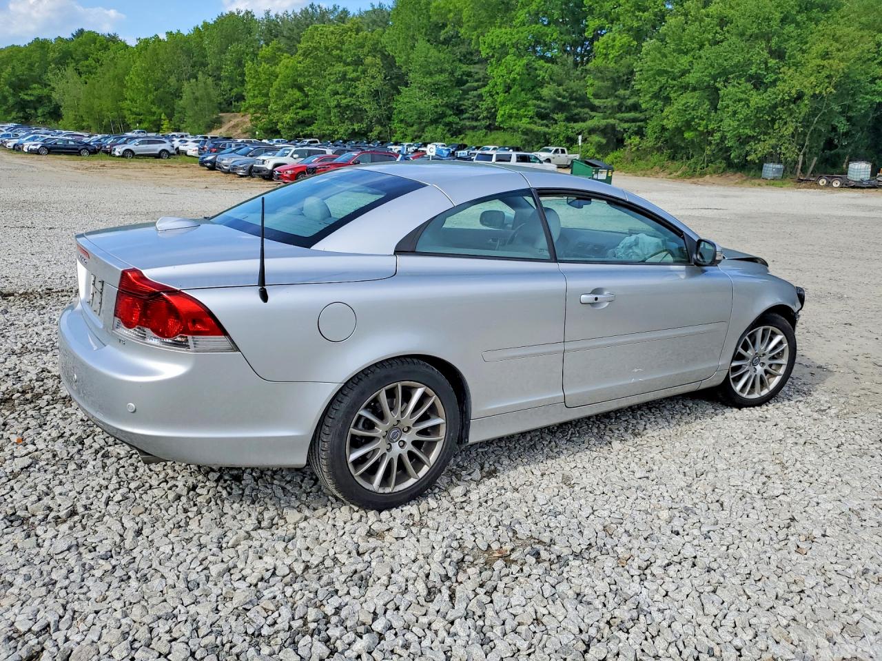 2008 Volvo C70 T5 Silver vin: YV1MC67238J056002