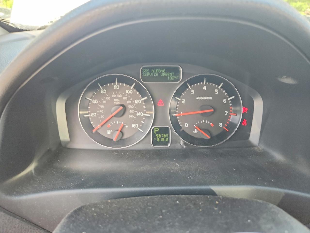 2008 Volvo C70 T5 Silver vin: YV1MC67238J056002