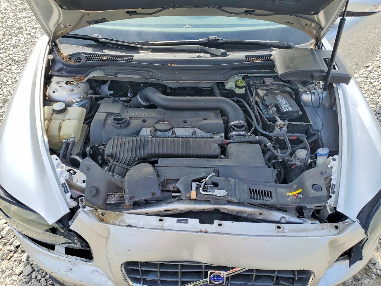 2008 Volvo C70 T5 Silver vin: YV1MC67238J056002