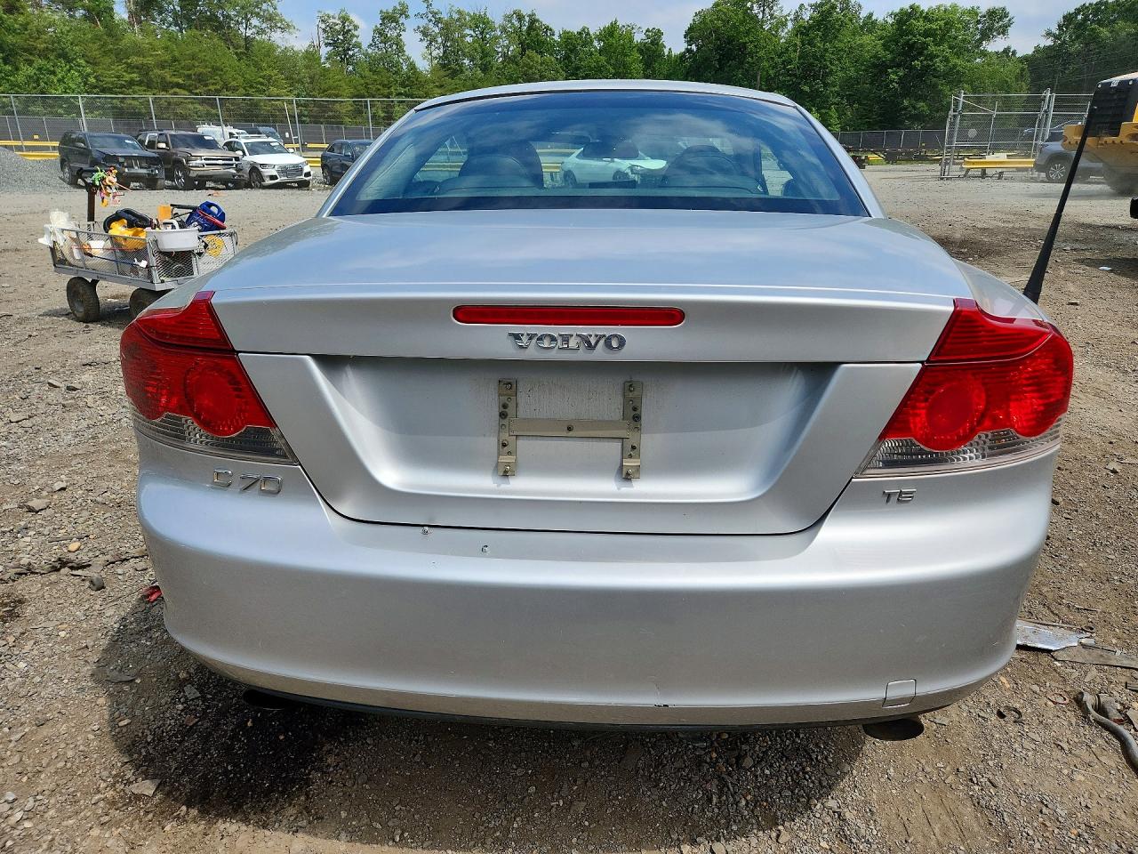 2008 Volvo C70 Silver vin: YV1MC67248J040651