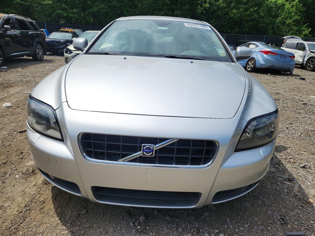 2008 Volvo C70 Silver vin: YV1MC67248J040651
