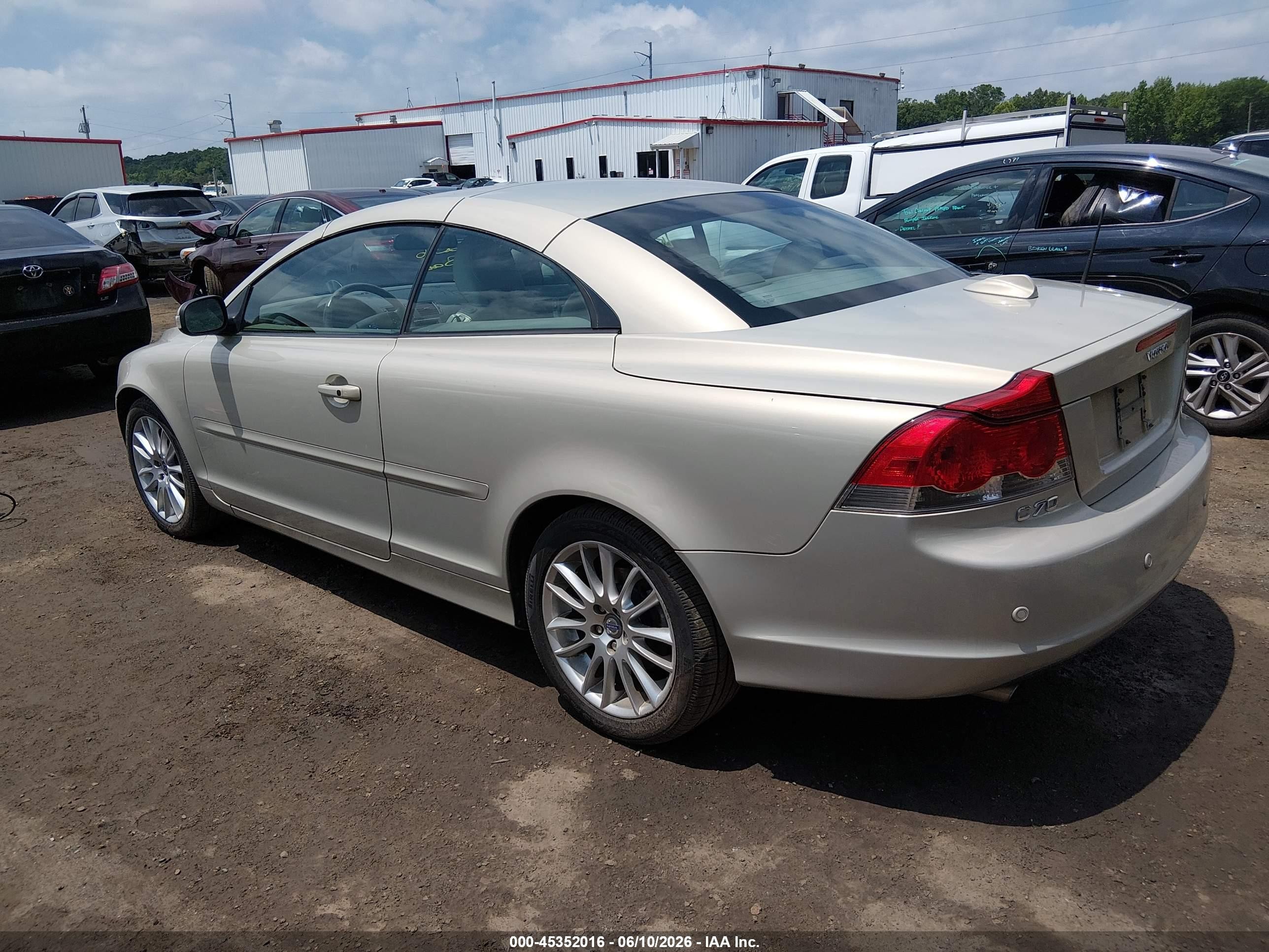 2008 Volvo C70 T5 M Gold vin: YV1MC67248J055120