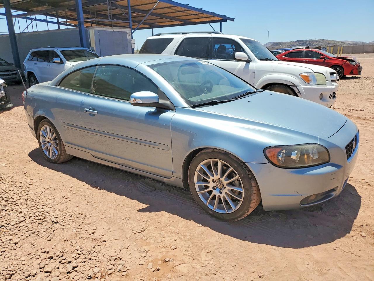2008 Volvo C70 Blue vin: YV1MC67258J048807
