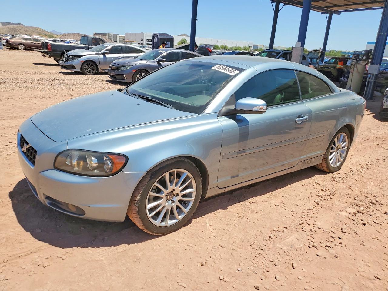 2008 Volvo C70 Blue vin: YV1MC67258J048807