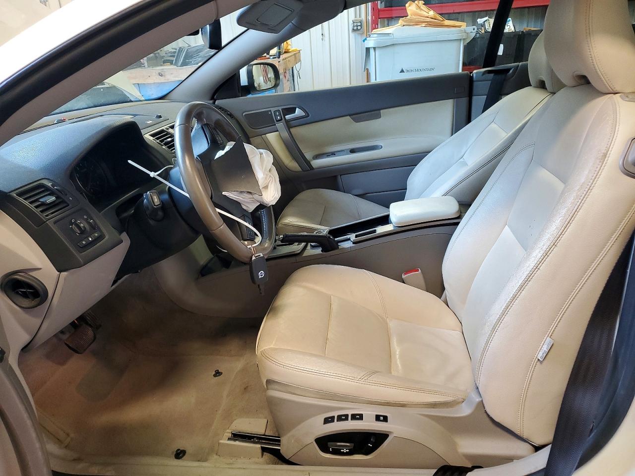 2008 Volvo C70 T5 White vin: YV1MC67258J049505