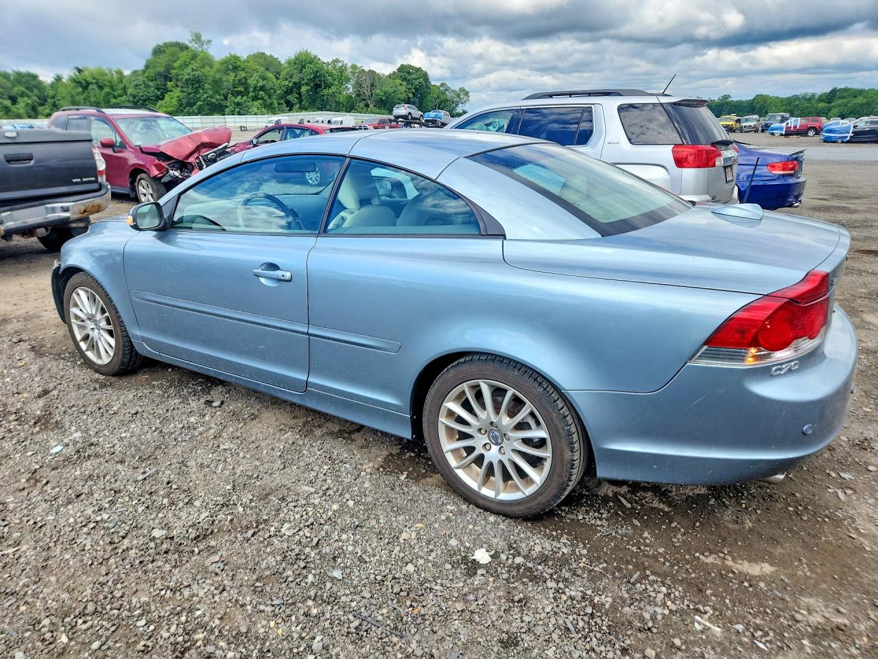 2008 Volvo C70 T5 Gray vin: YV1MC67268J041994