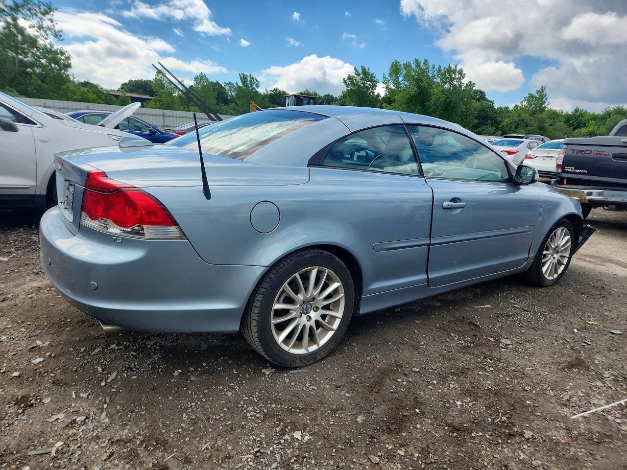 2008 Volvo C70 T5 Gray vin: YV1MC67268J041994