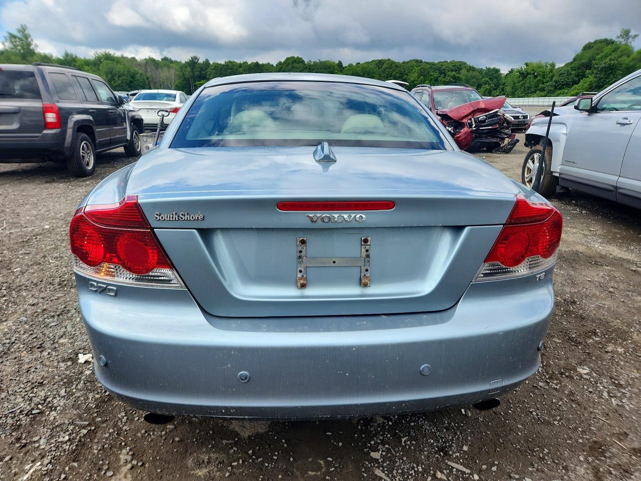 2008 Volvo C70 T5 Gray vin: YV1MC67268J041994