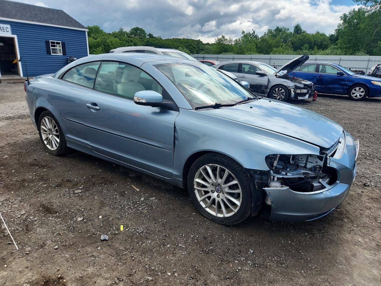 2008 Volvo C70 T5 Gray vin: YV1MC67268J041994