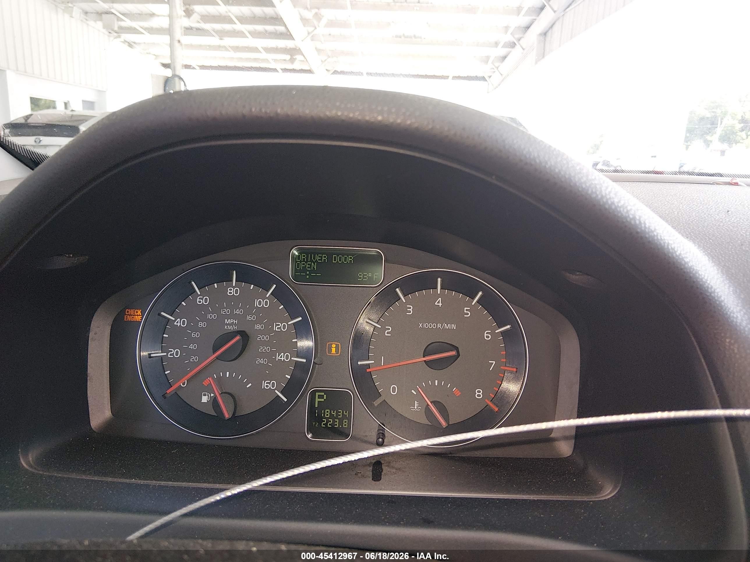 2009 Volvo C70 T5 Black vin: YV1MC67269J072695