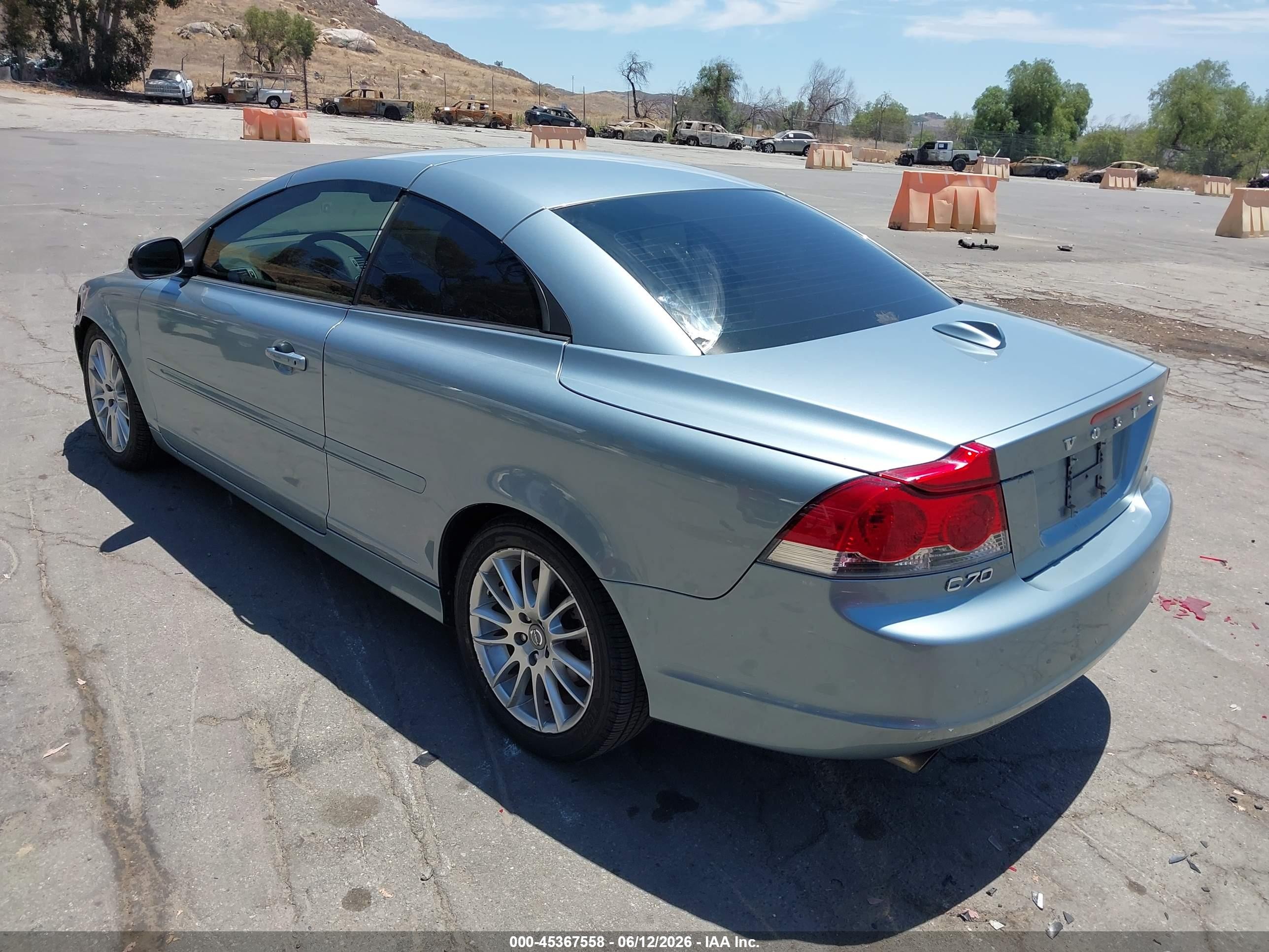 2009 Volvo C70 T5 Silver vin: YV1MC67279J072642