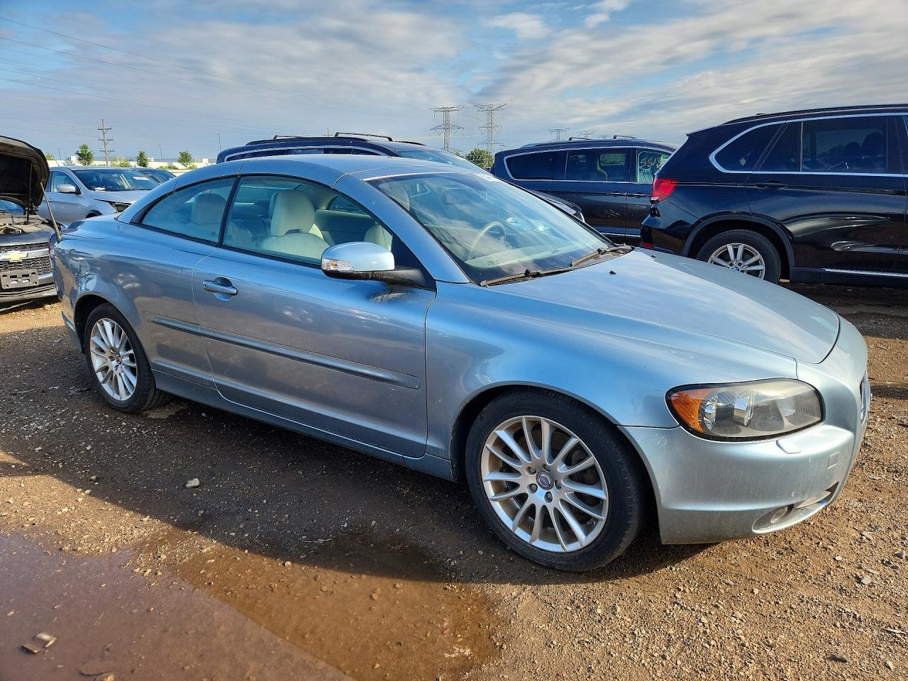 2009 Volvo C70 T5 Blue vin: YV1MC67279J076710