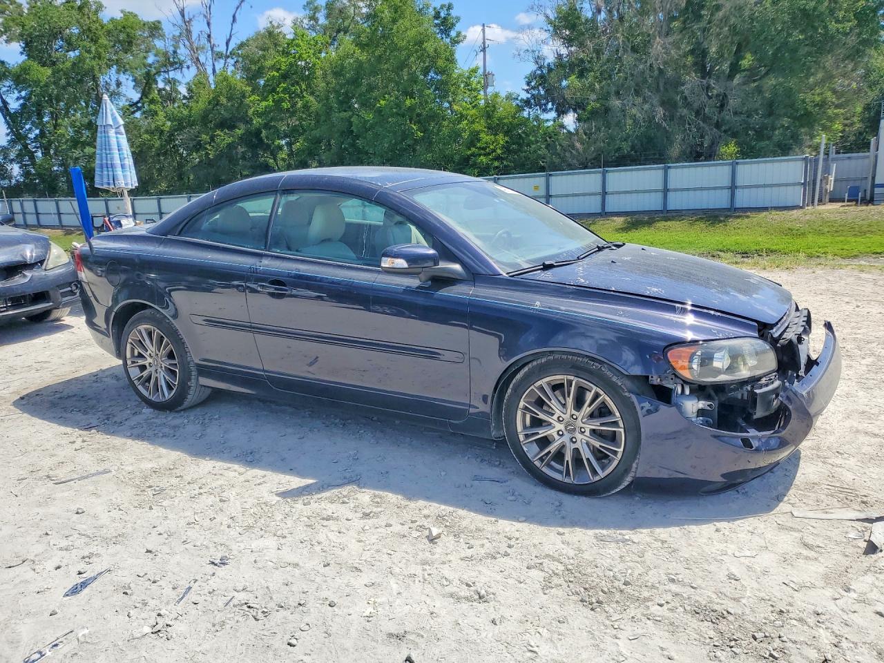 2009 Volvo C70 T5 Blue vin: YV1MC67299J075042