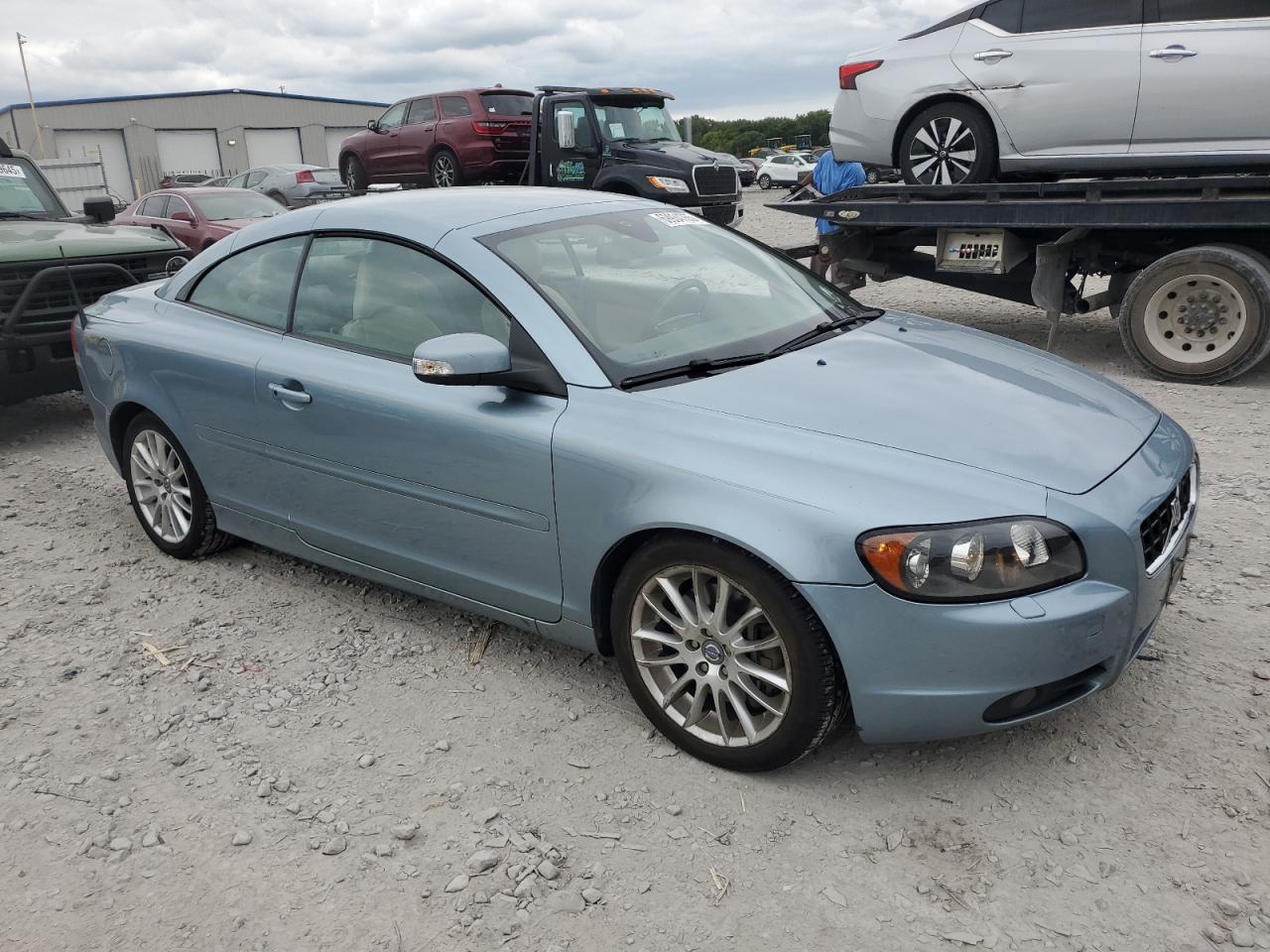 2008 Volvo C70 T5 Blue vin: YV1MC672X8J052755