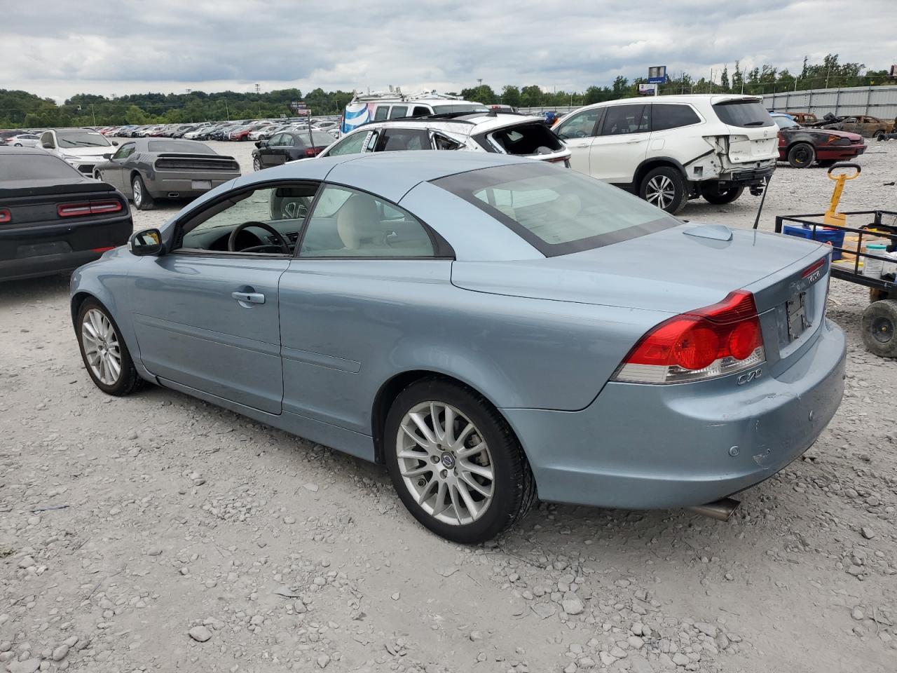 2008 Volvo C70 T5 Blue vin: YV1MC672X8J052755