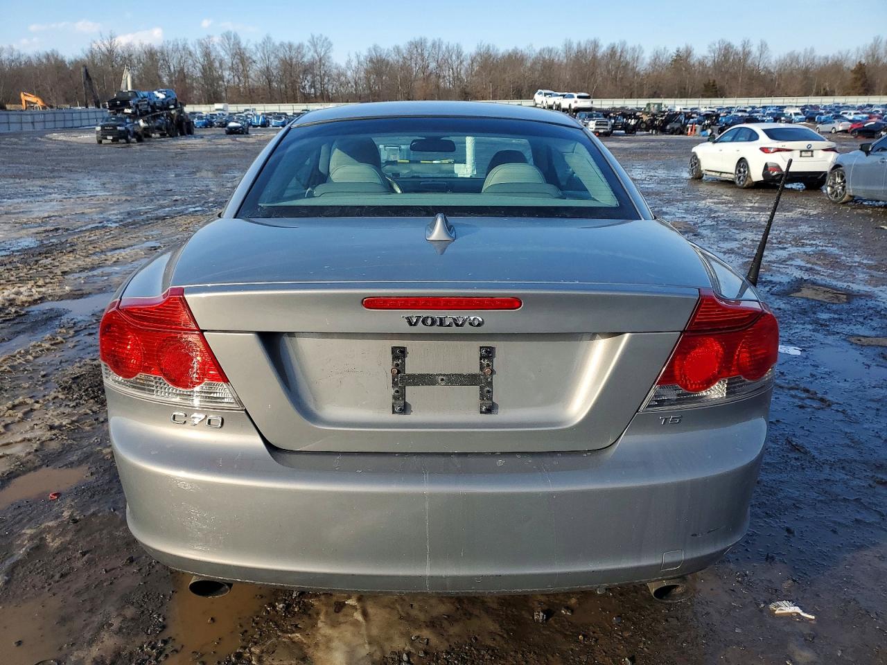 2007 Volvo C70 T5 Gray vin: YV1MC68207J016196