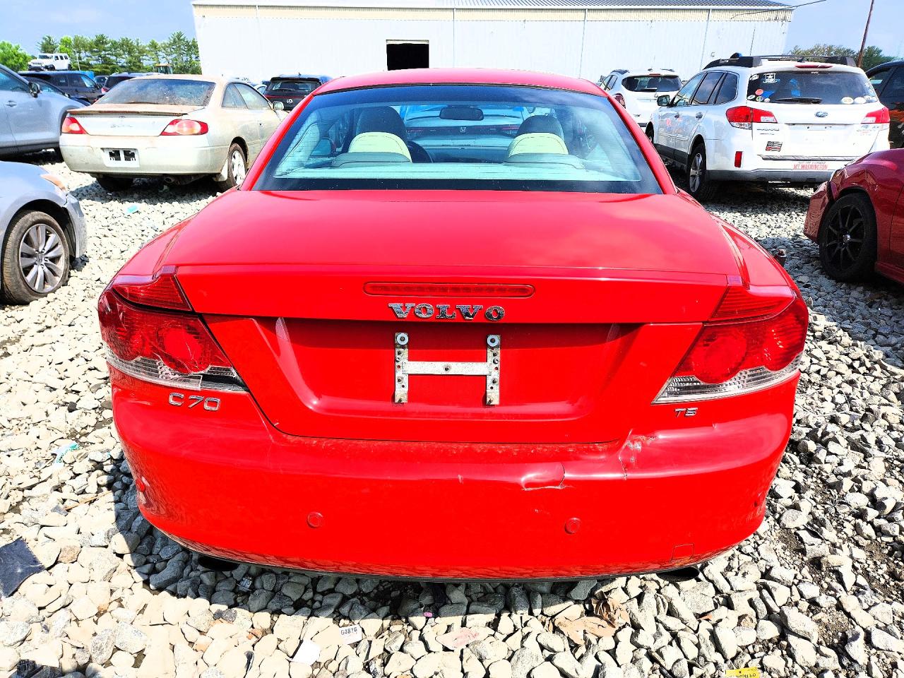 2007 Volvo C70 T5 Red vin: YV1MC68217J011072