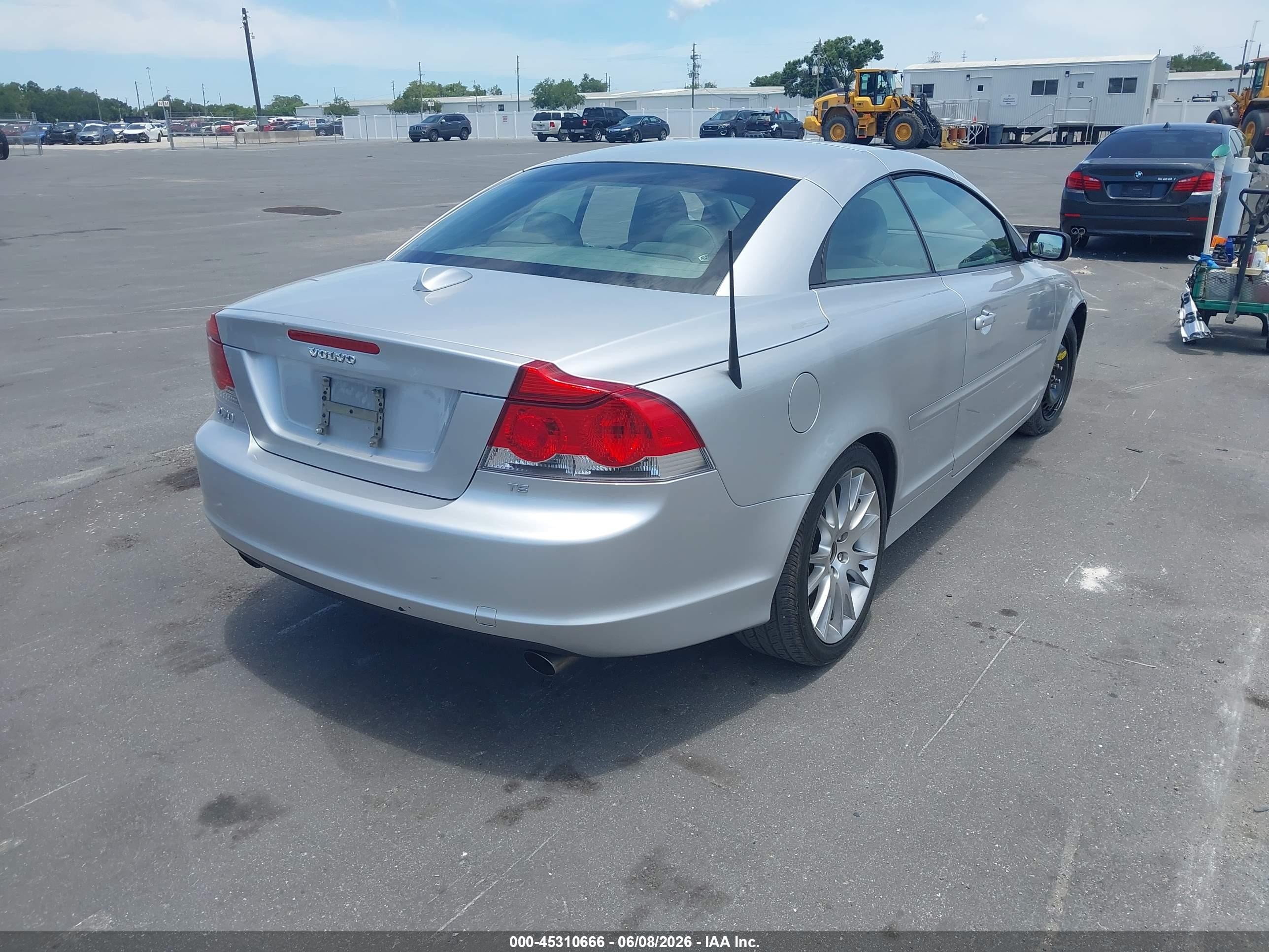 2007 Volvo C70 T5 Black vin: YV1MC68217J027191