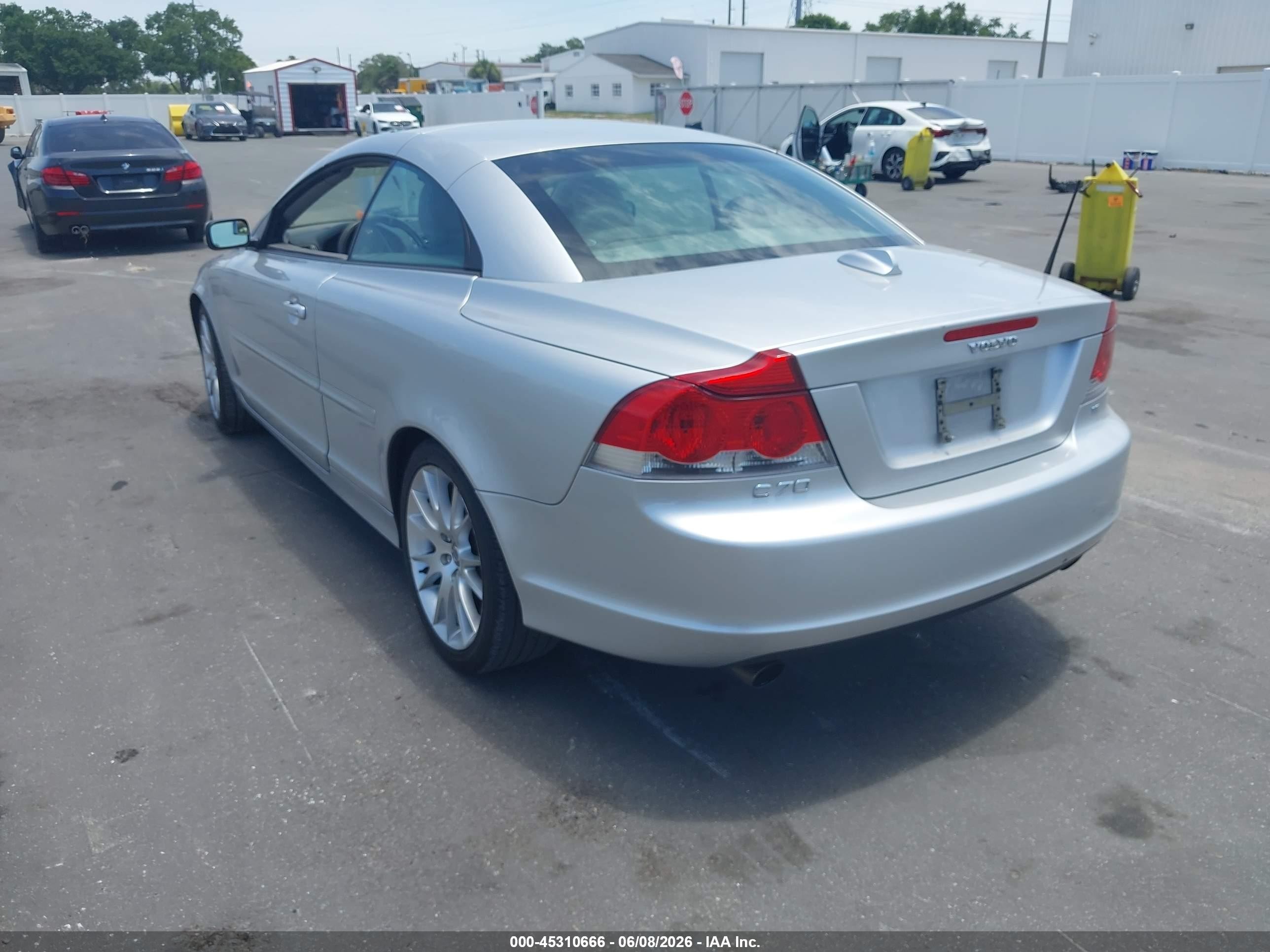 2007 Volvo C70 T5 Black vin: YV1MC68217J027191